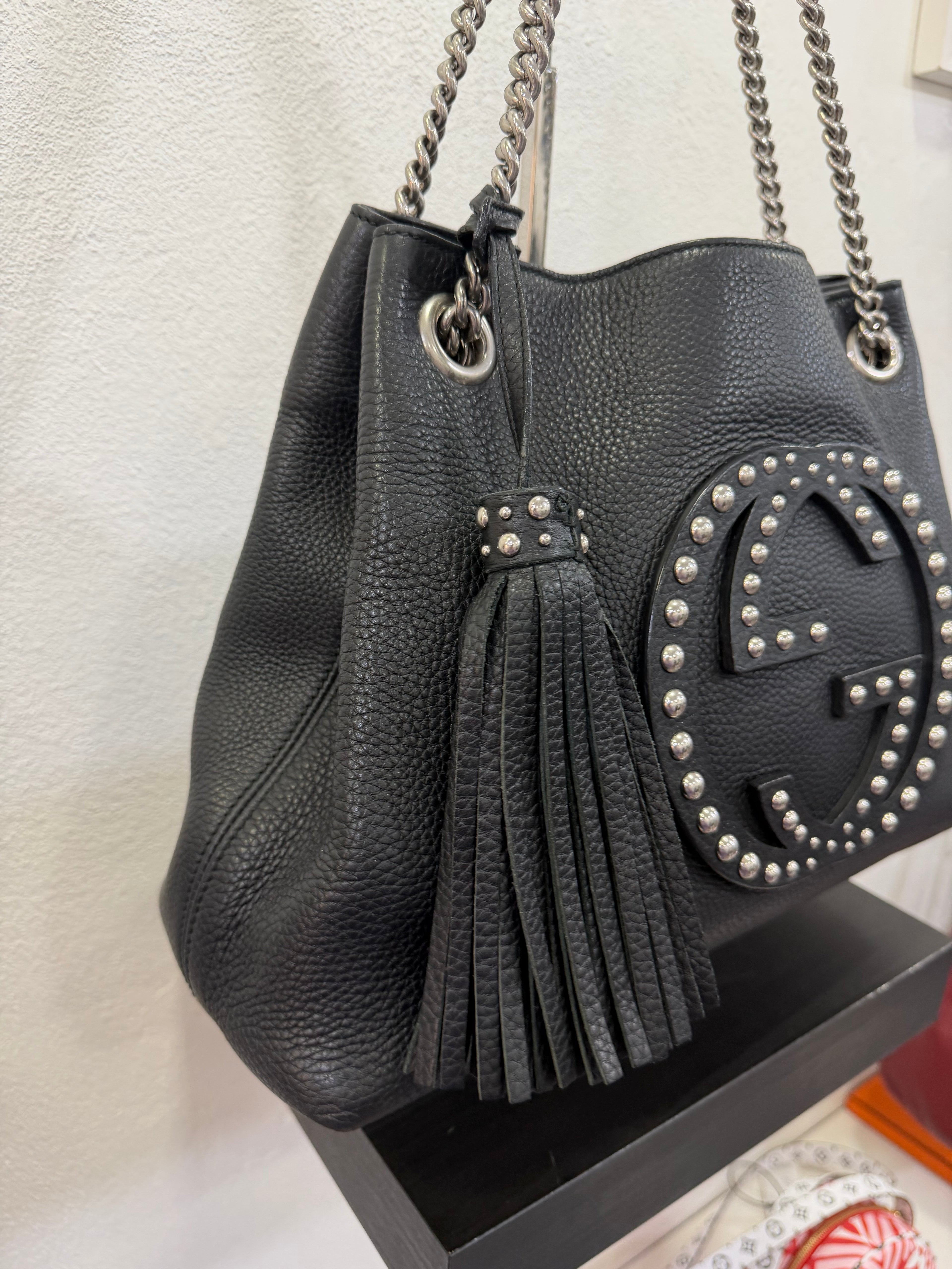 Gucci Soho Tote bag borchie