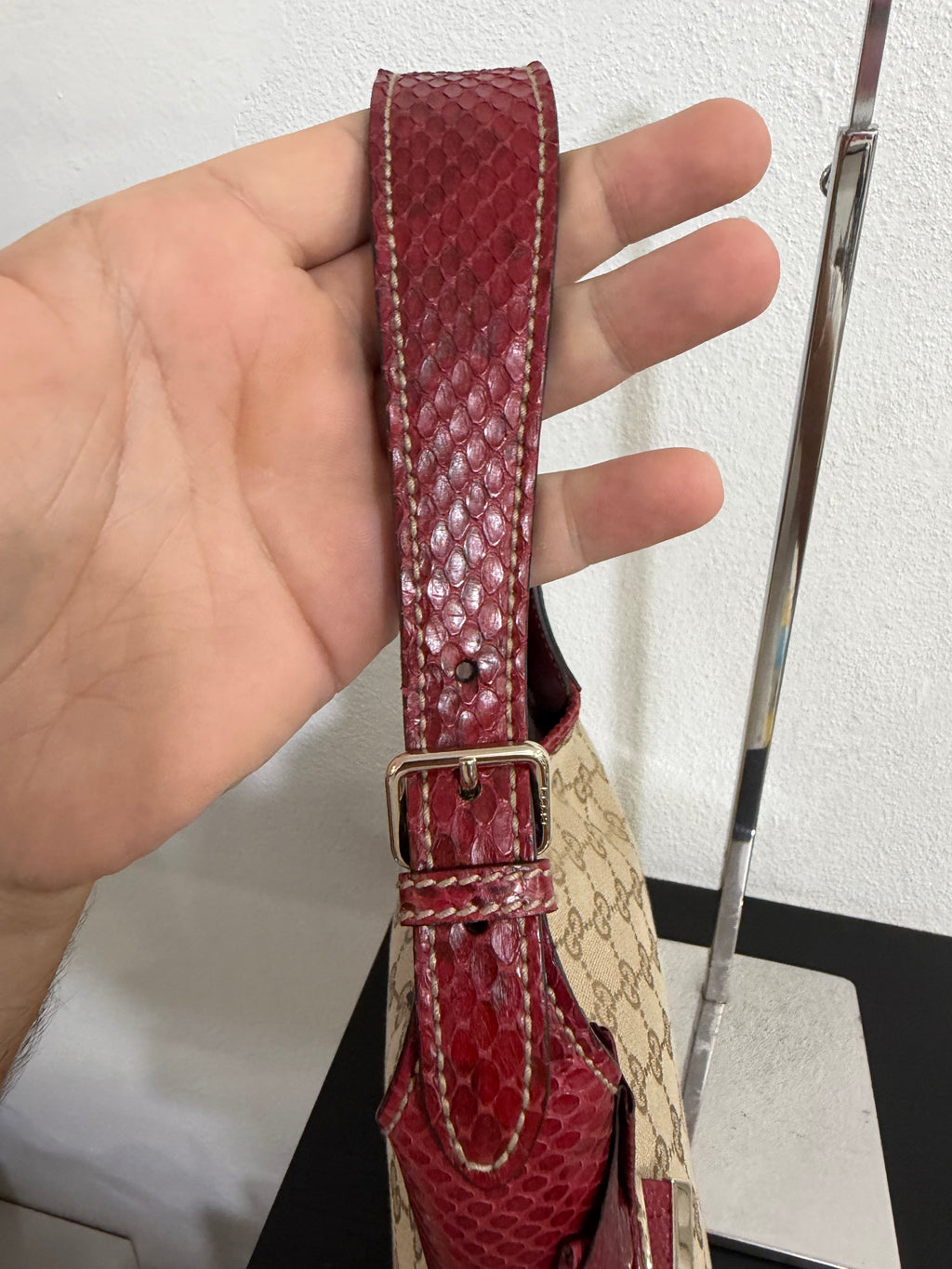 Gucci Borsa a spalla GG cocco