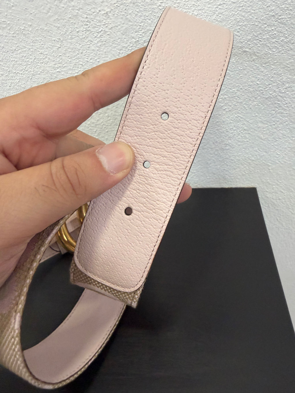 Gucci Cintura GG Jumbo rosa