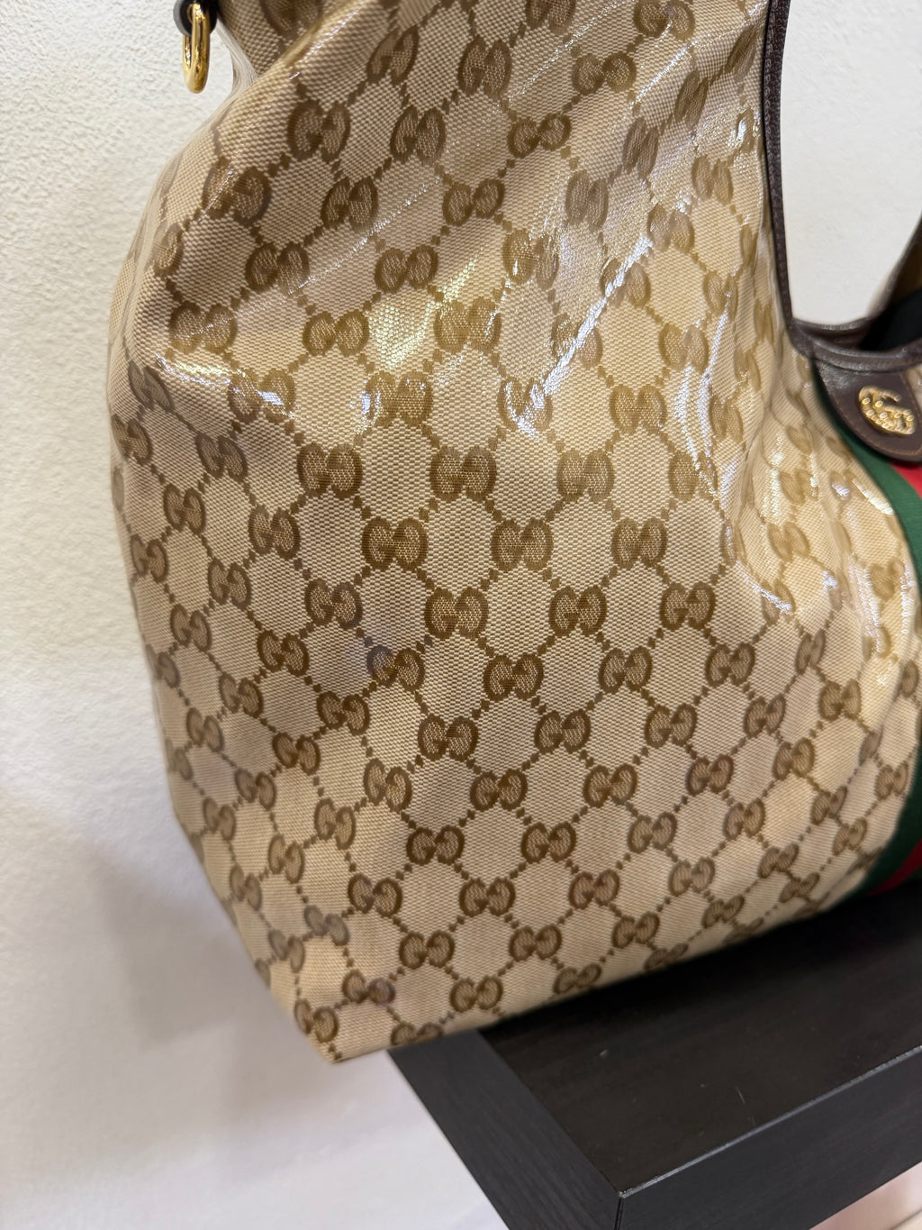Gucci Giglio Grande Tela GG lucida