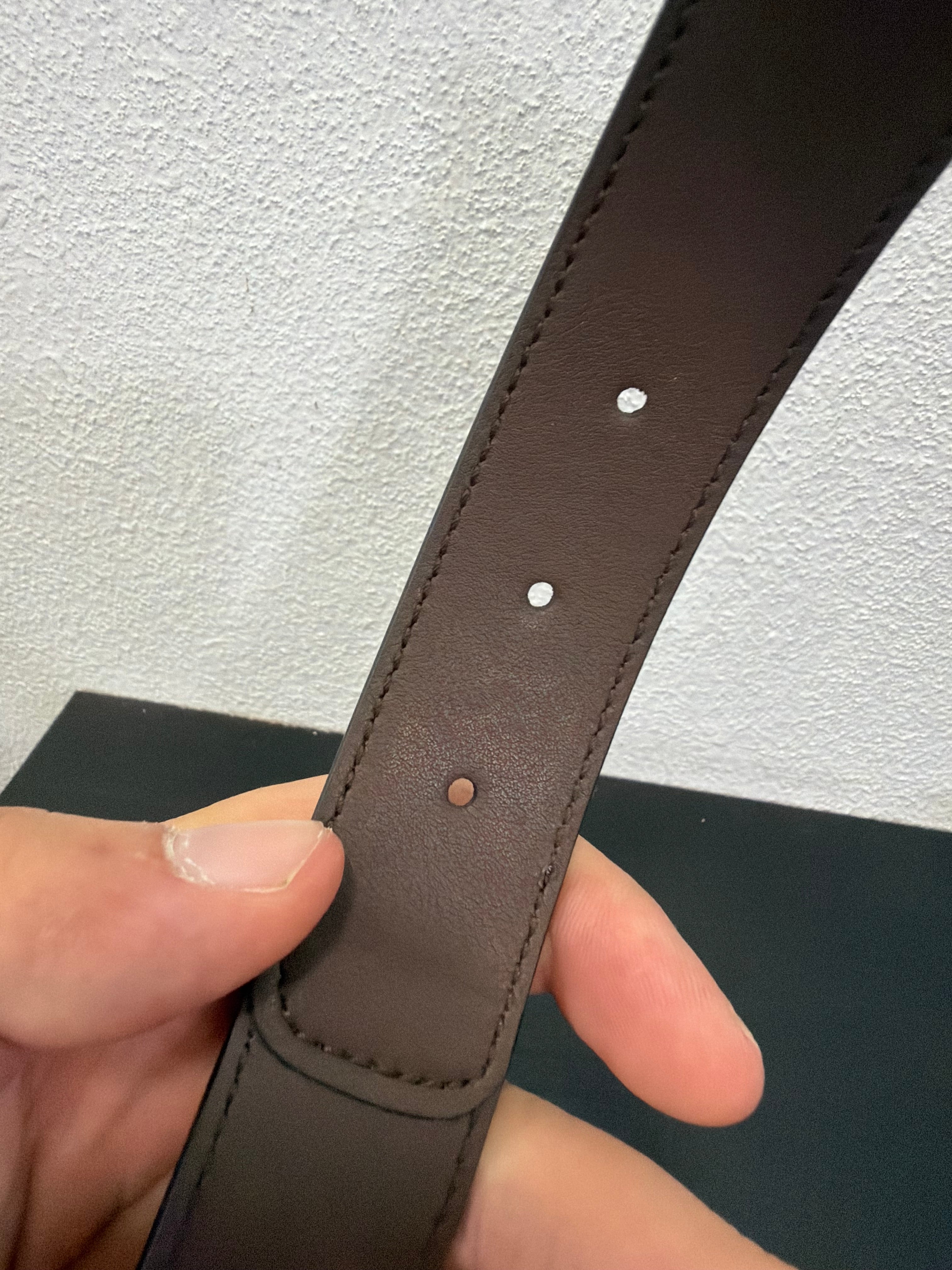 Gucci cintura GG con finiture marroni