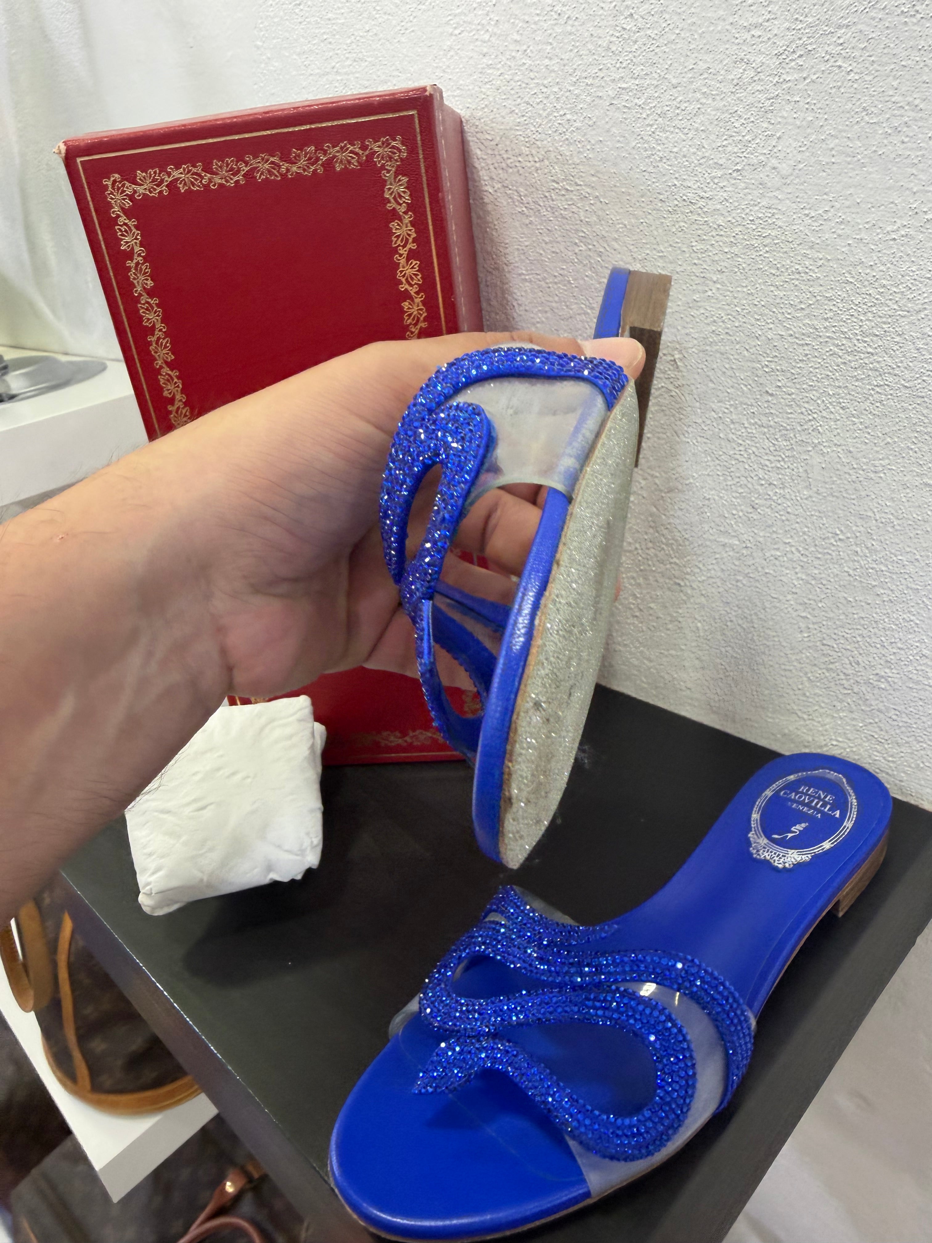 Rene caovilla Flip Flops Gioiello 38