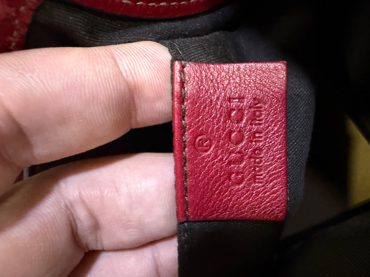 Gucci Borsa a spalla GG cocco