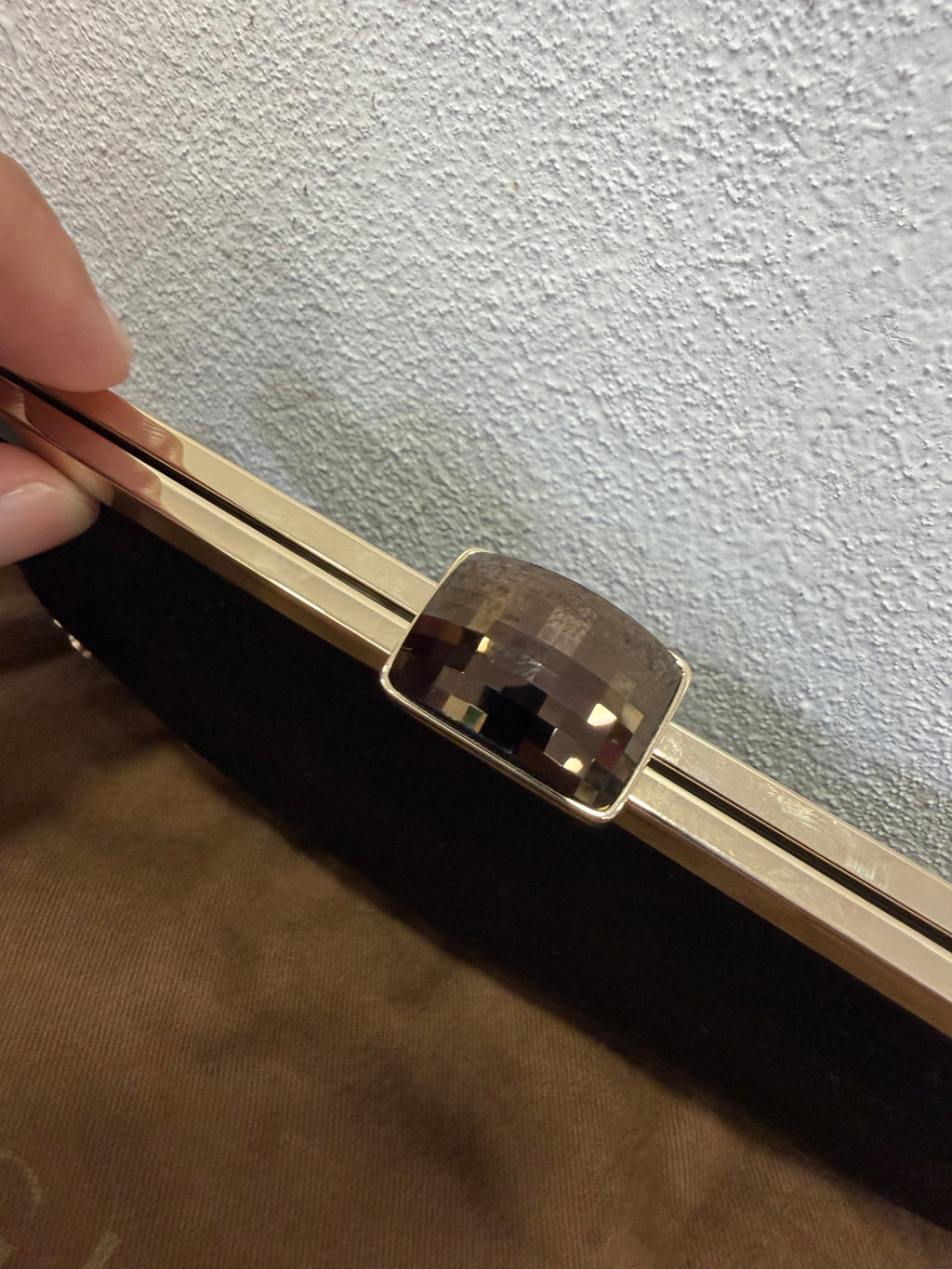 Gucci Pochette in raso Nero