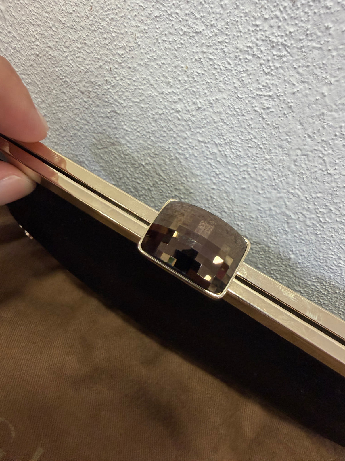 Gucci Pochette in raso Nero