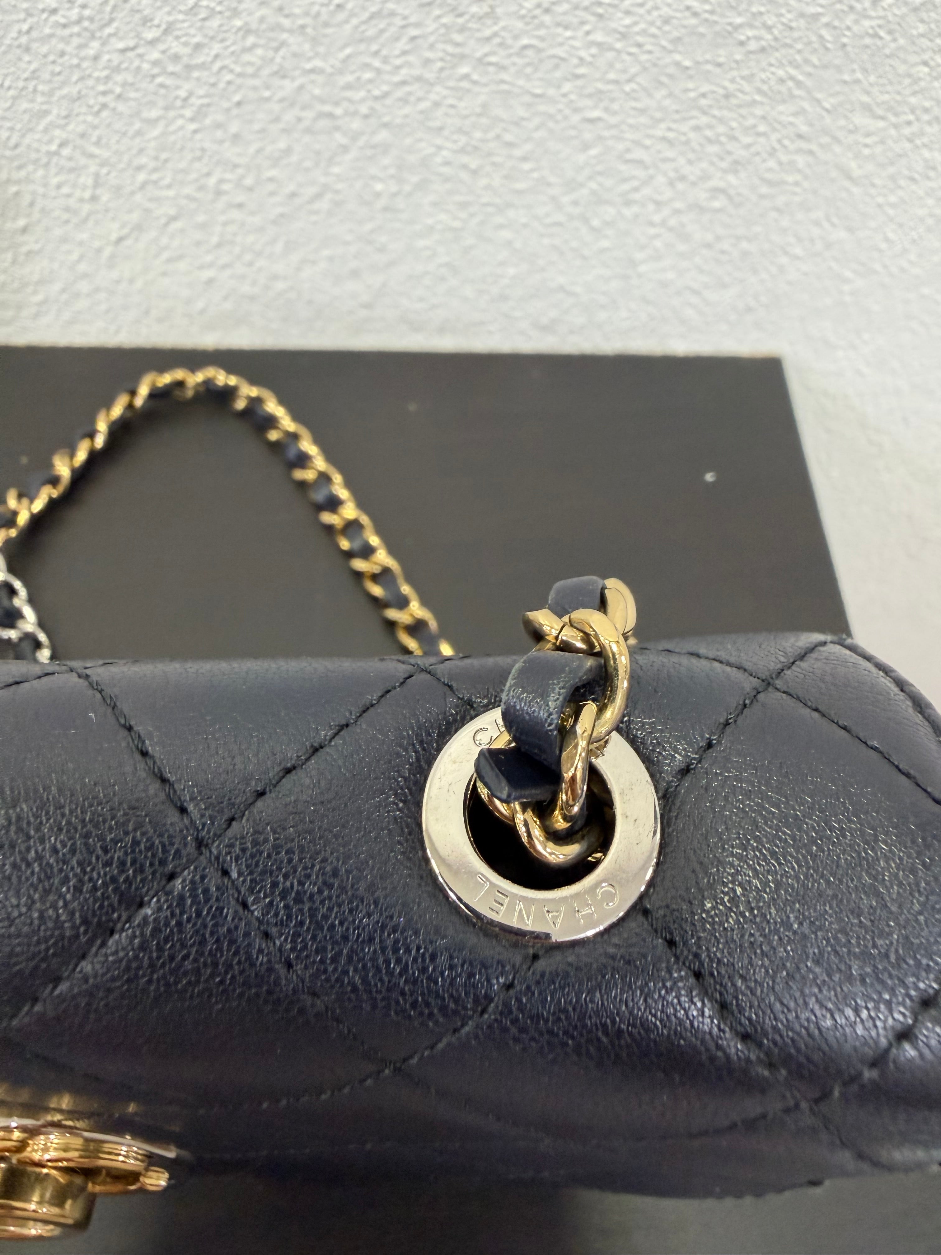 Chanel CC Turn & Lock mini Flap Bag