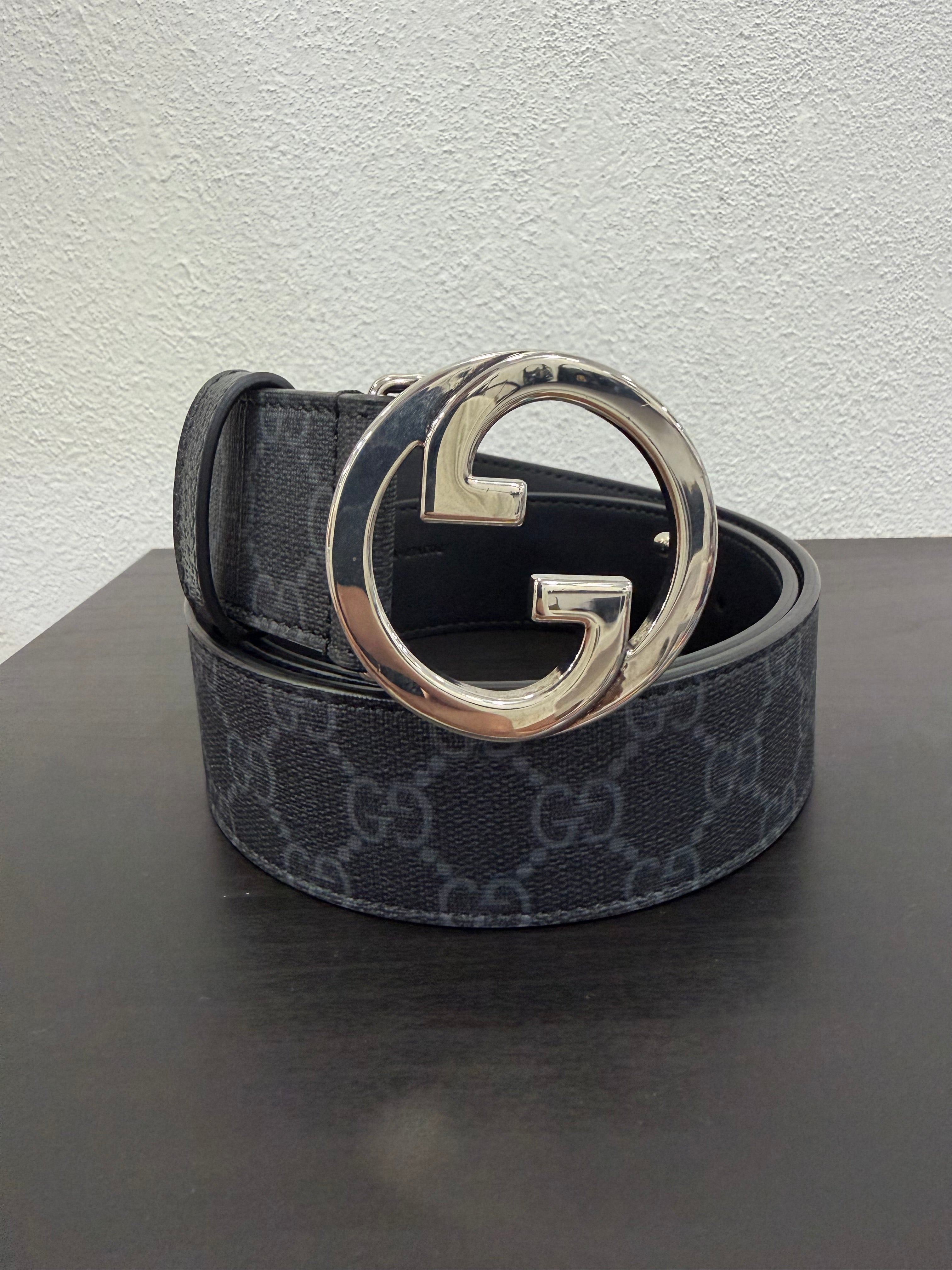 Gucci cintura Blondie GG nero 70
