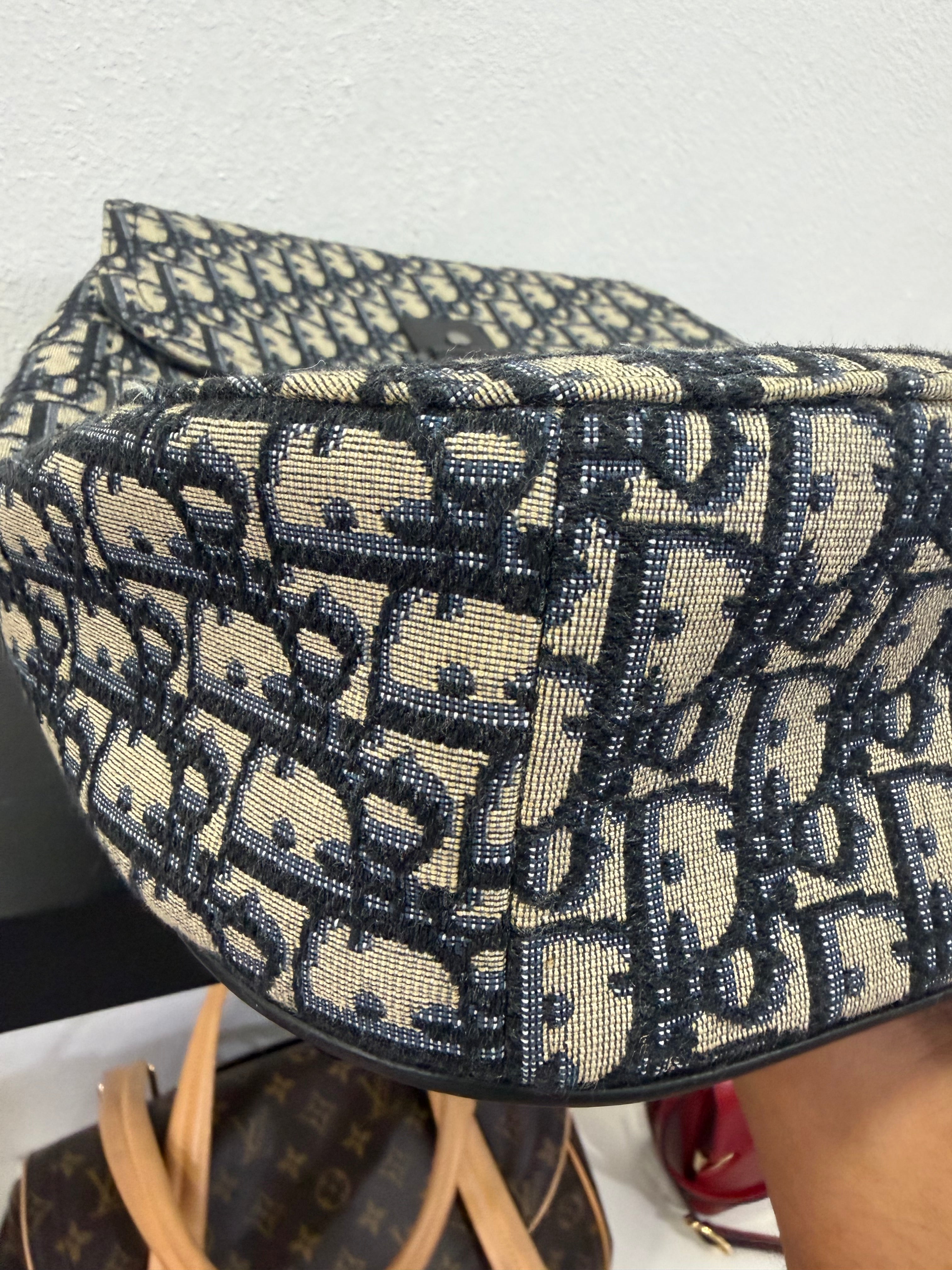 Christian Dior Zaino Gallop In tessuto Jacquard Oblique