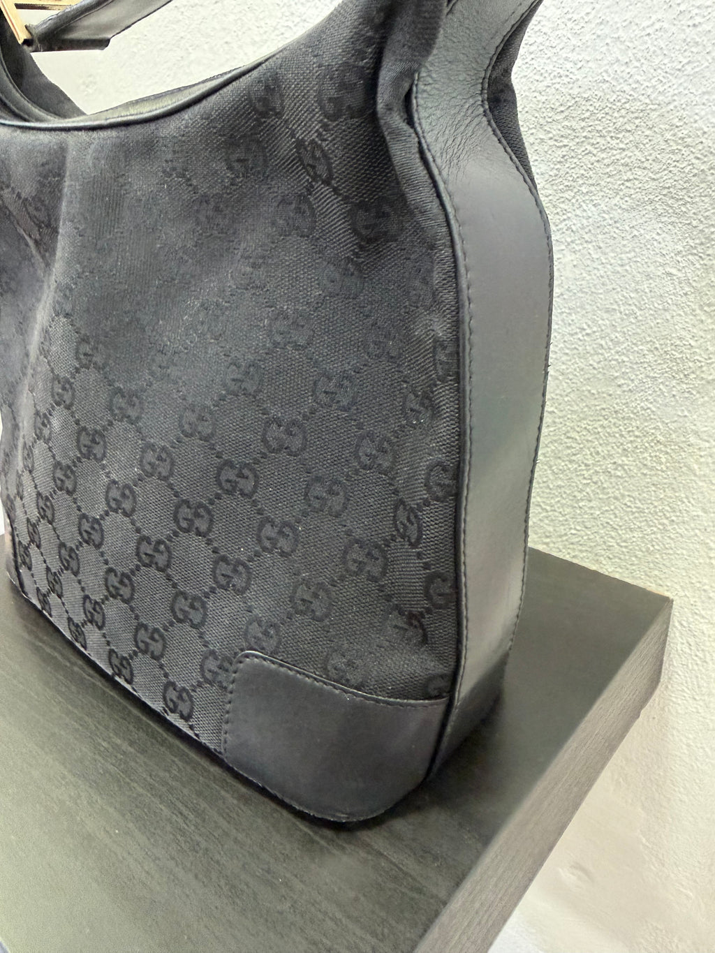 Gucci Borsa a spalla GG Supreme nero