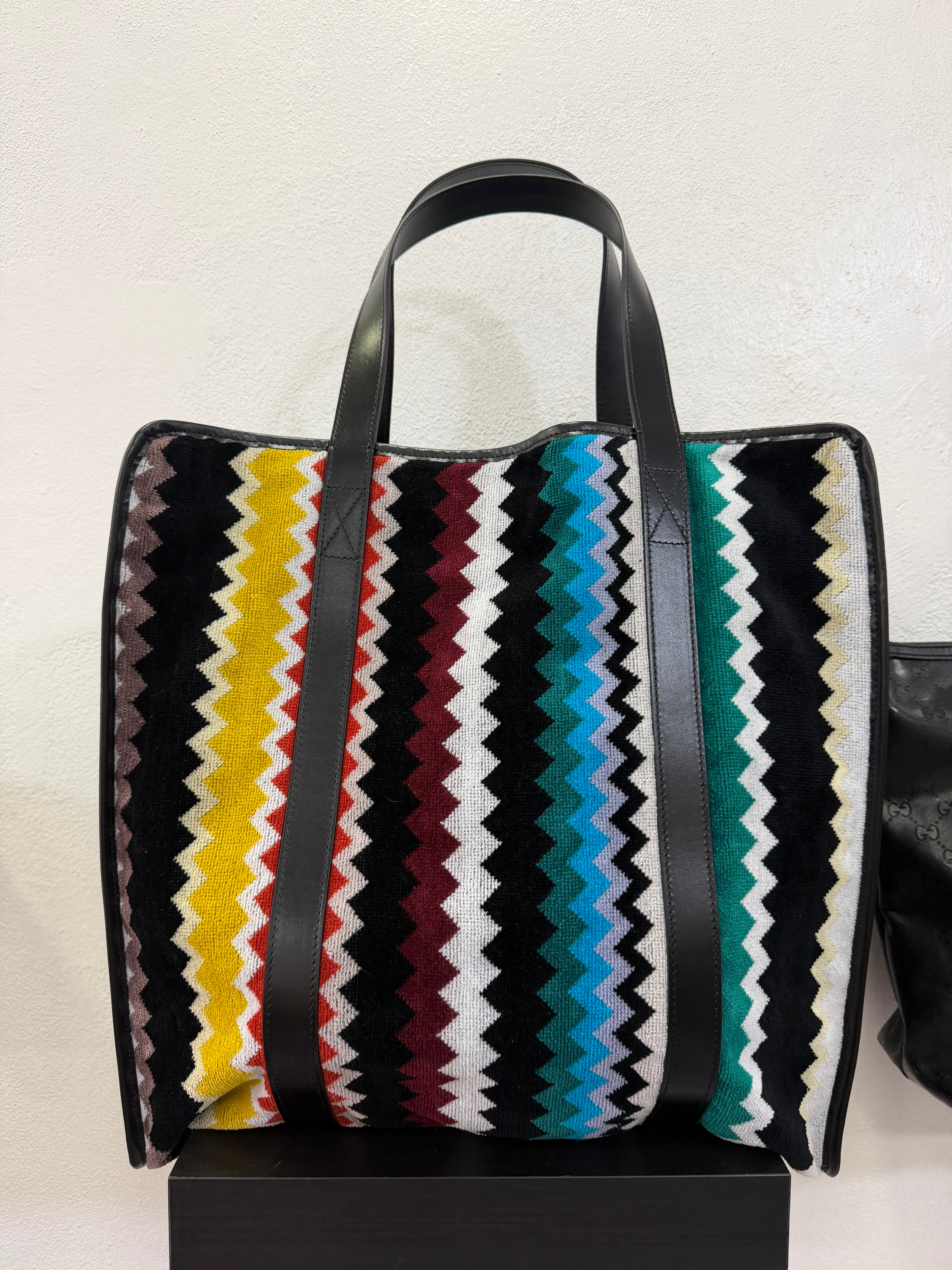 Missoni Borsa Cyrus con pelle