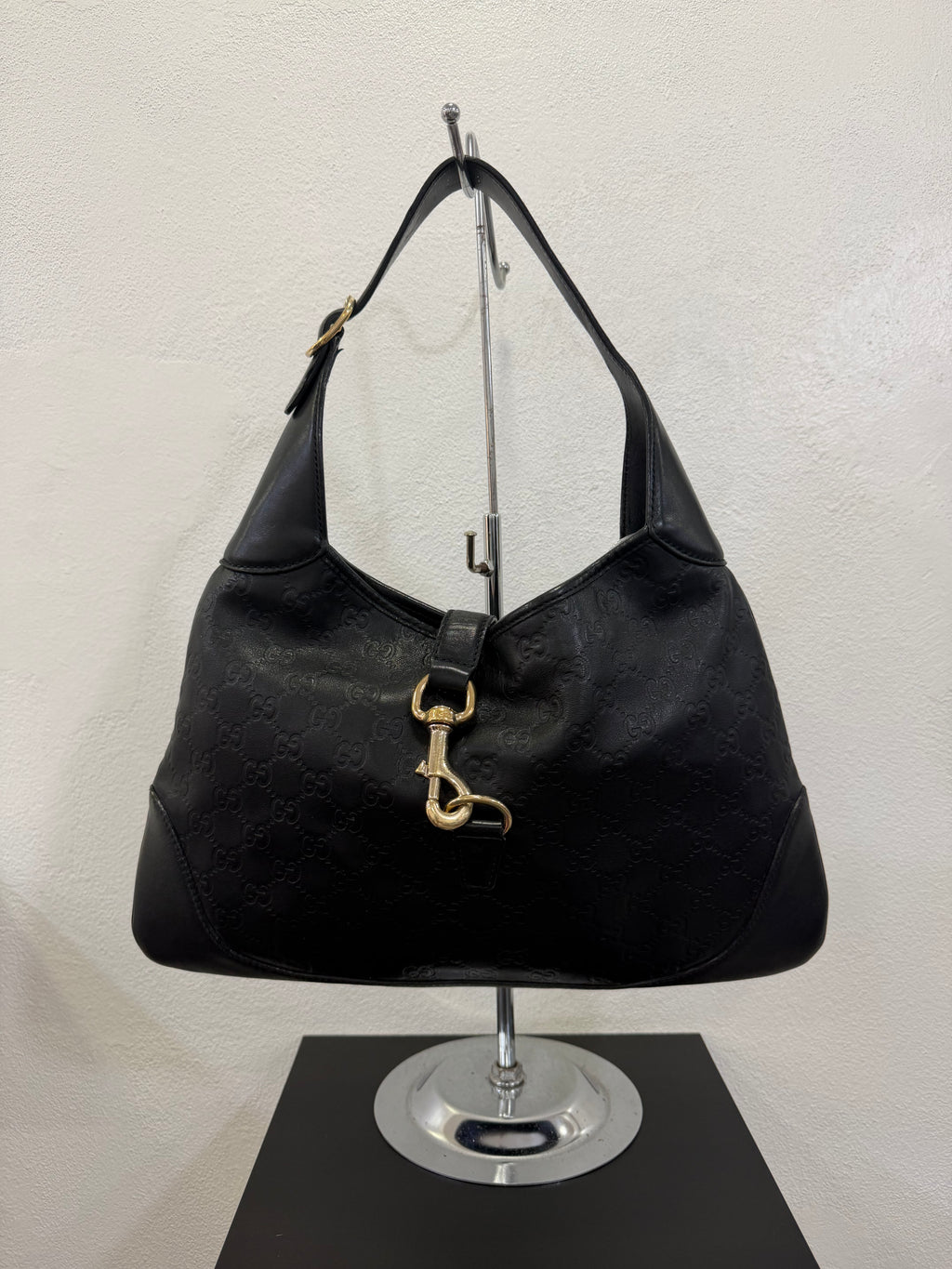 Gucci Jackie Bag in pelle Guccissima Nera