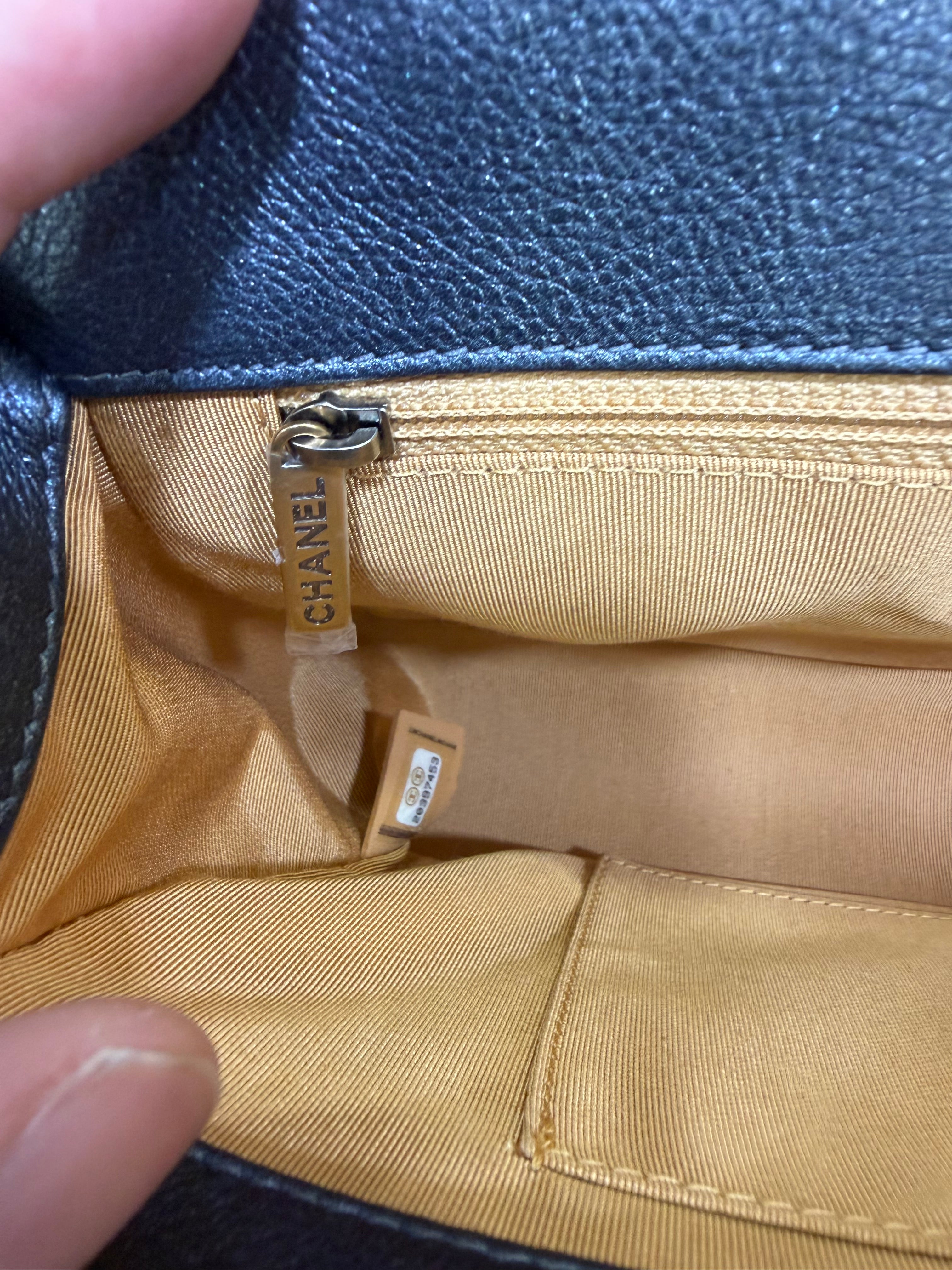 Chanel Boy Medium Grey Pearl