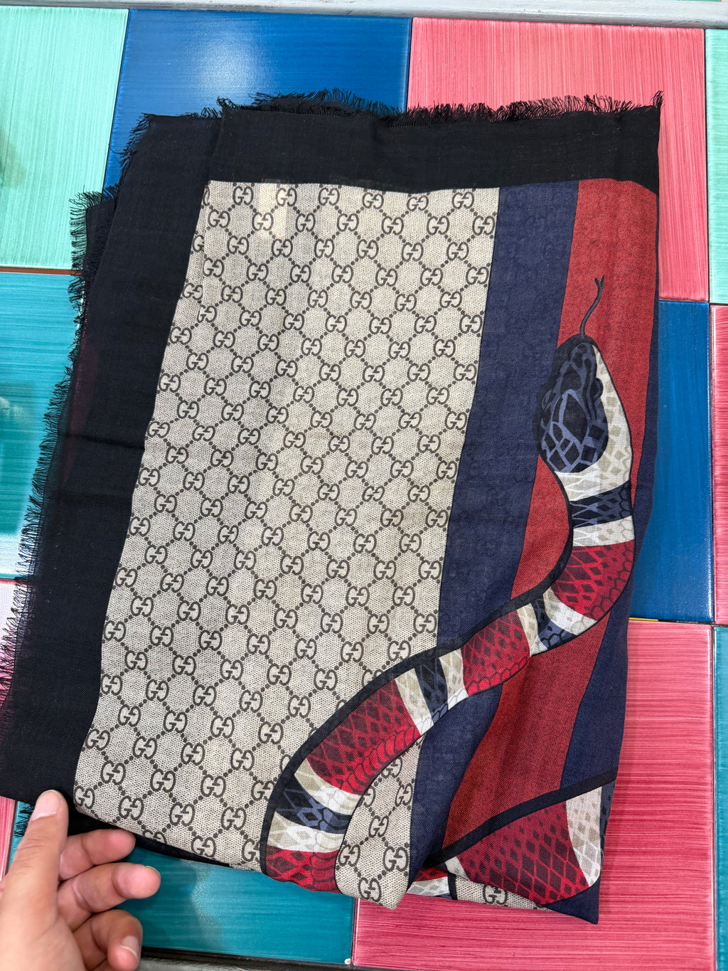 Gucci Scialle GG Snake
