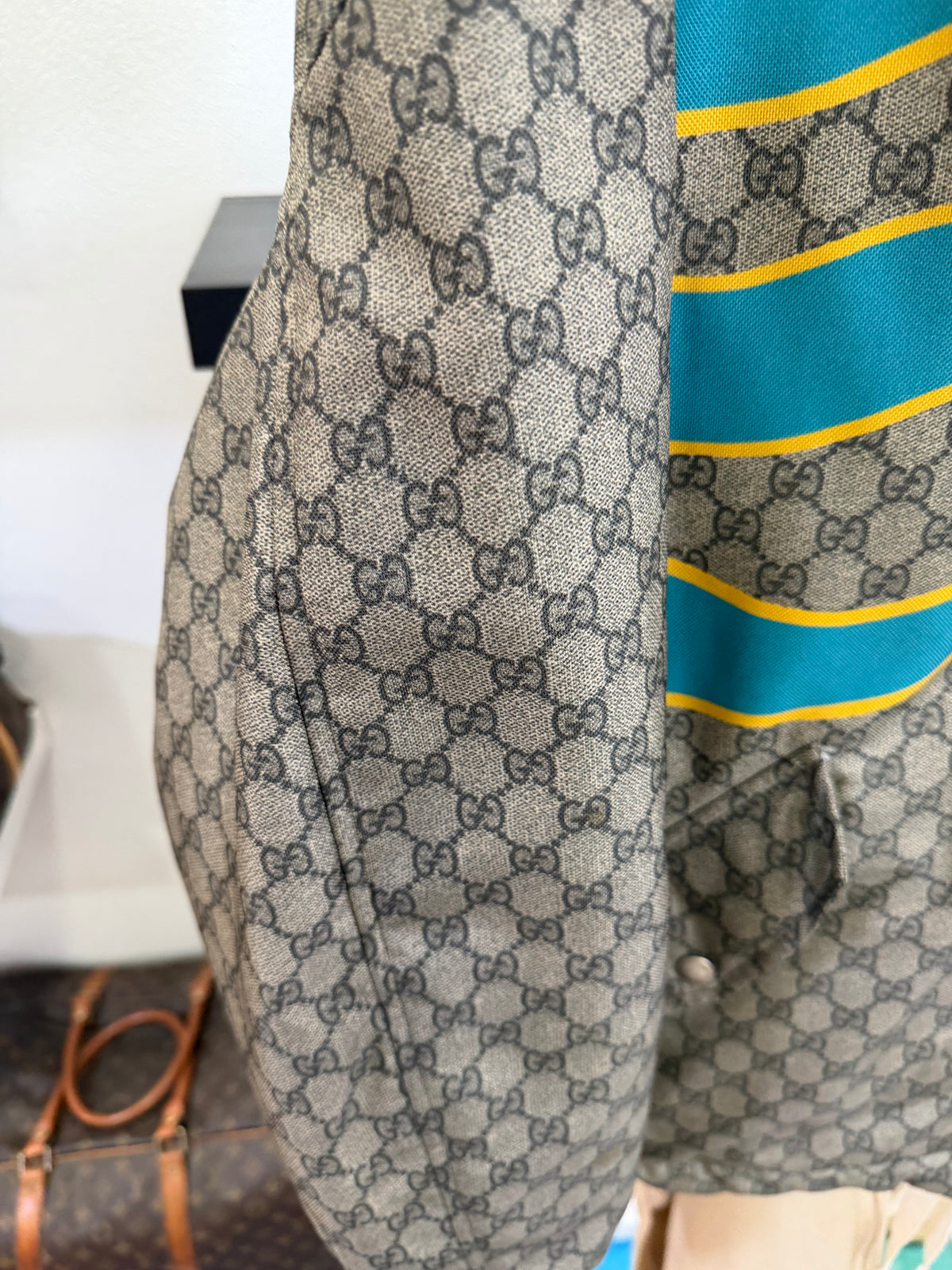 Gucci Giacca In tela GG Supreme Centum