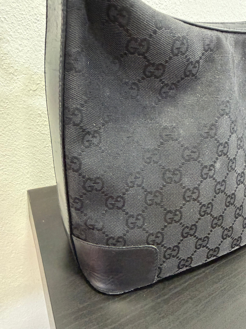 Gucci Borsa a spalla GG Supreme nero