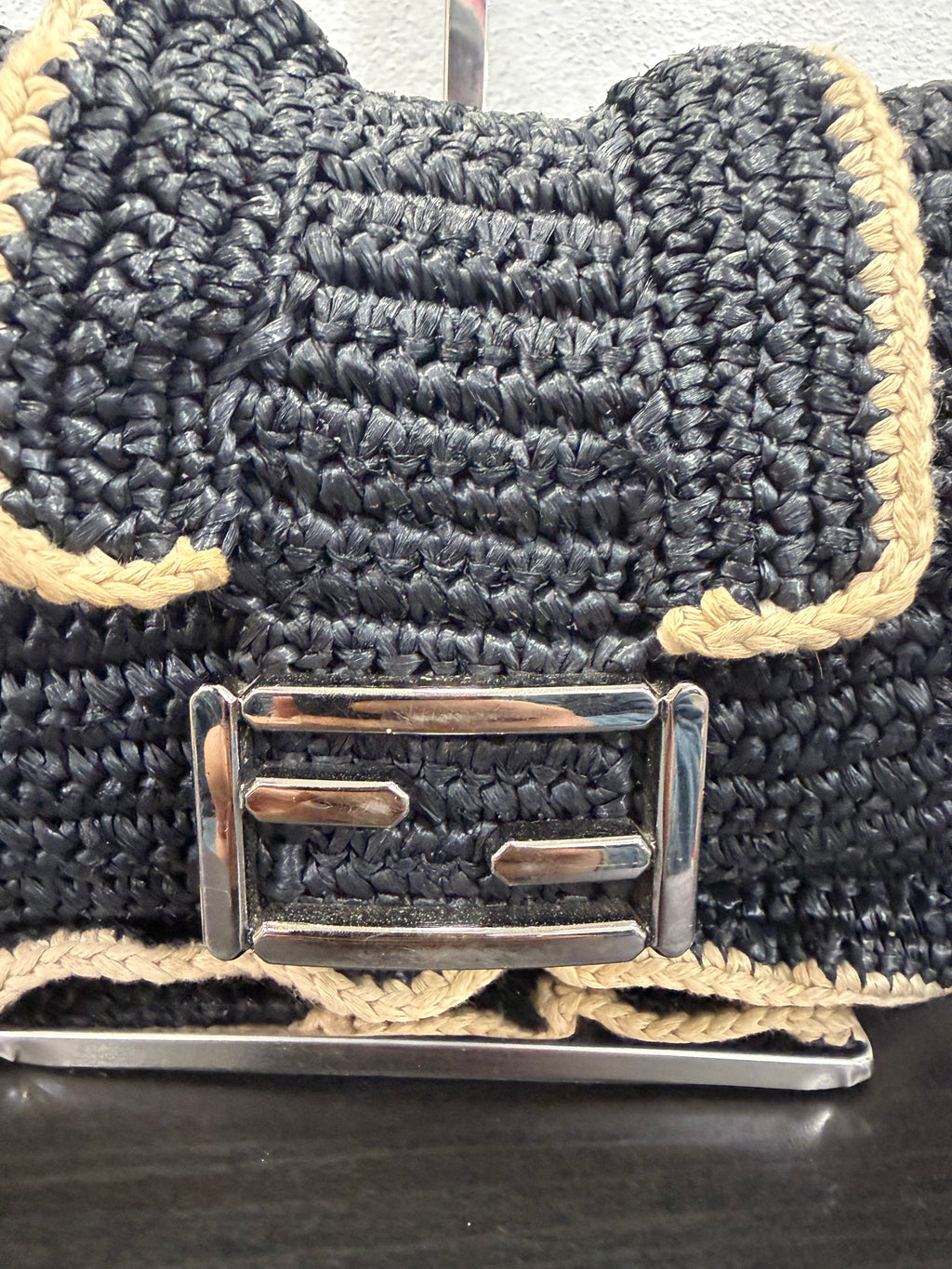 Fendi Baguette Rafia Wave