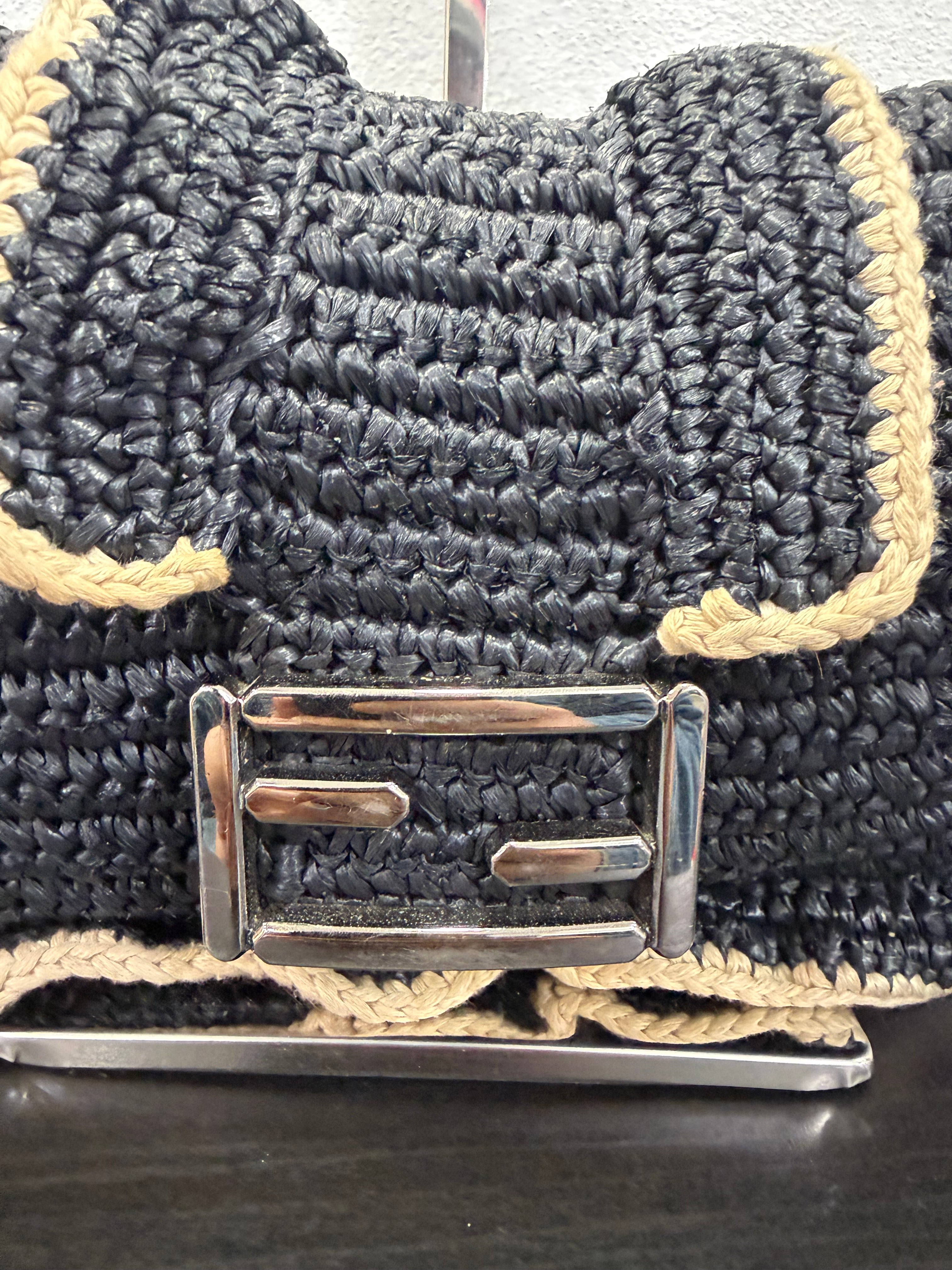 Fendi Baguette Rafia Wave