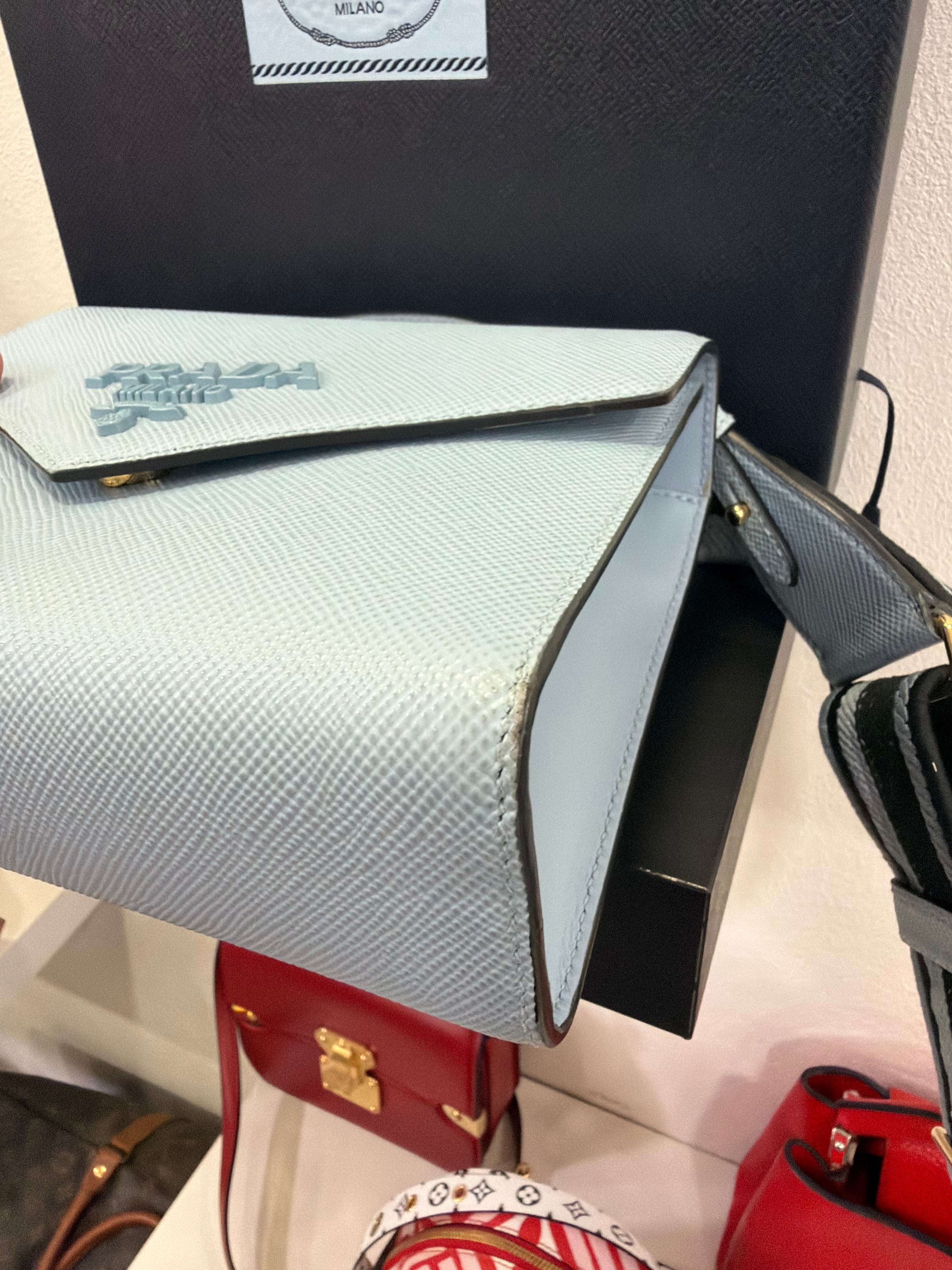 Prada Saffiano Monochrome Crossbody