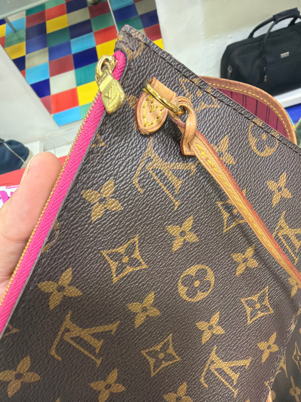 Louis Vuitton Neverfull MM Monogram Peonia