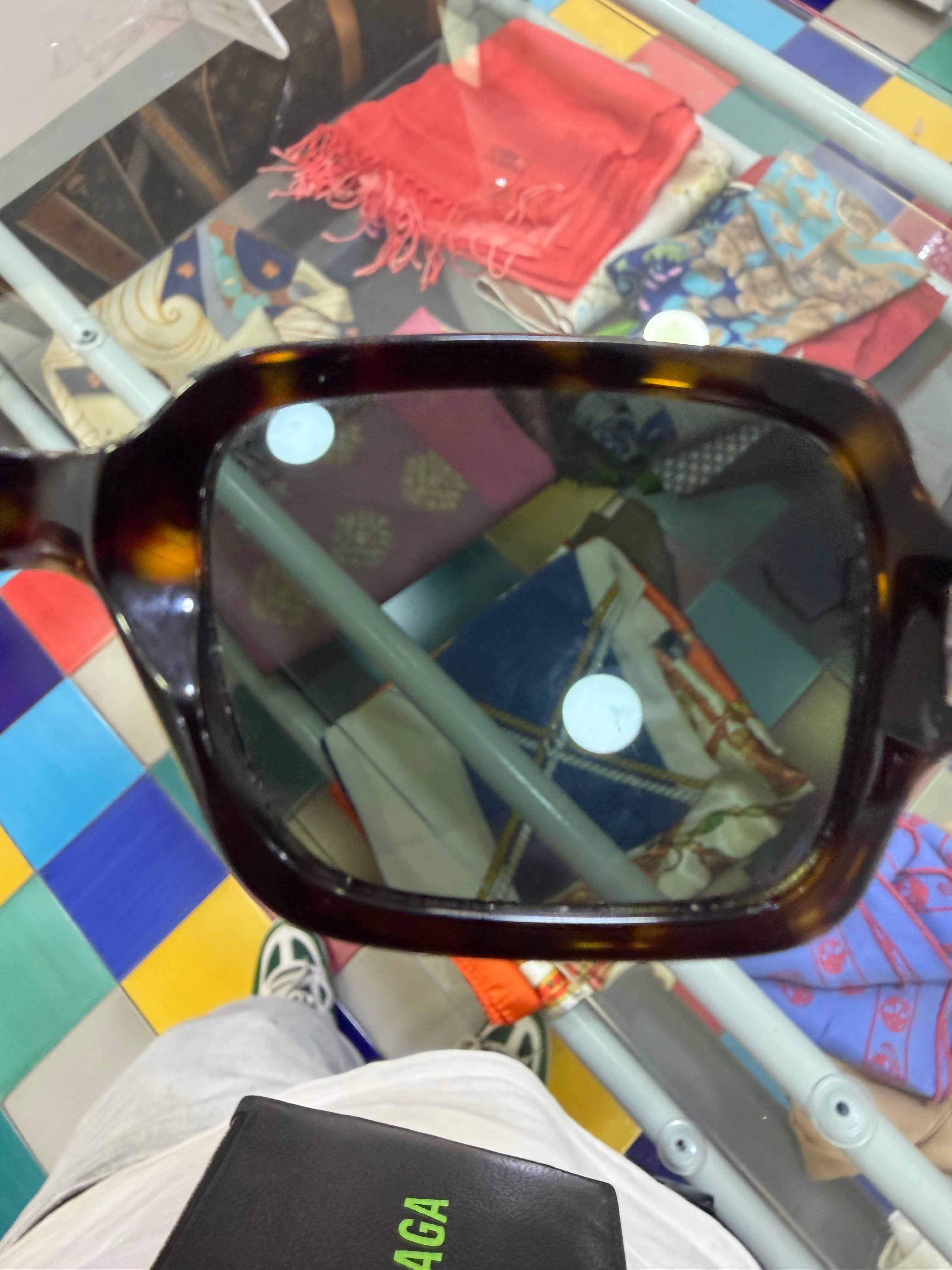 Saint Laurent lenti da sole tartarugato