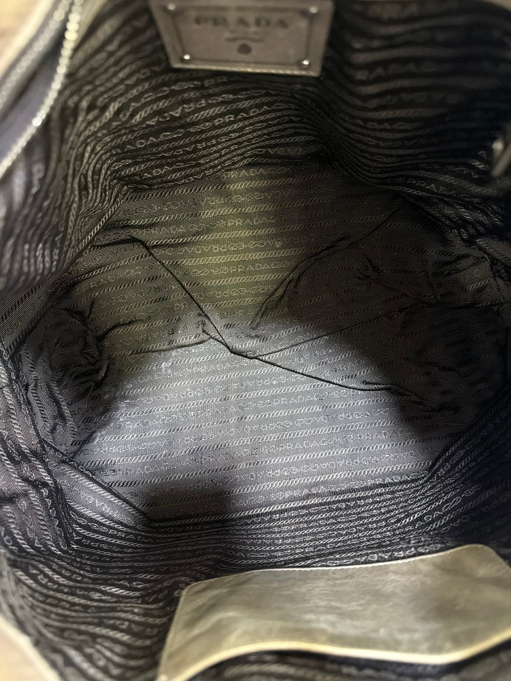 Prada Tote Bag Vitello Argilla