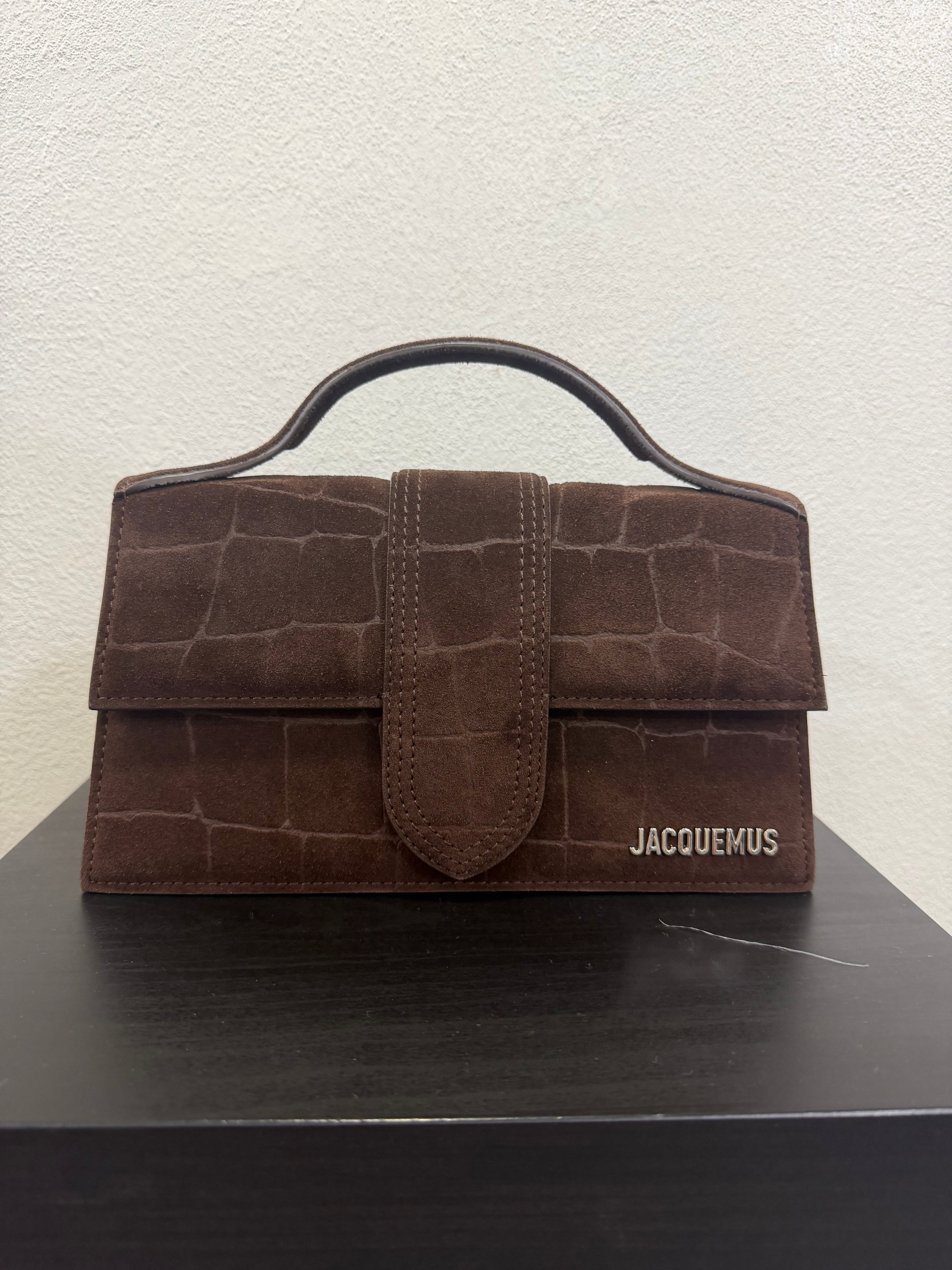 Jacquemus Le Grand Bambino Suede Cocco