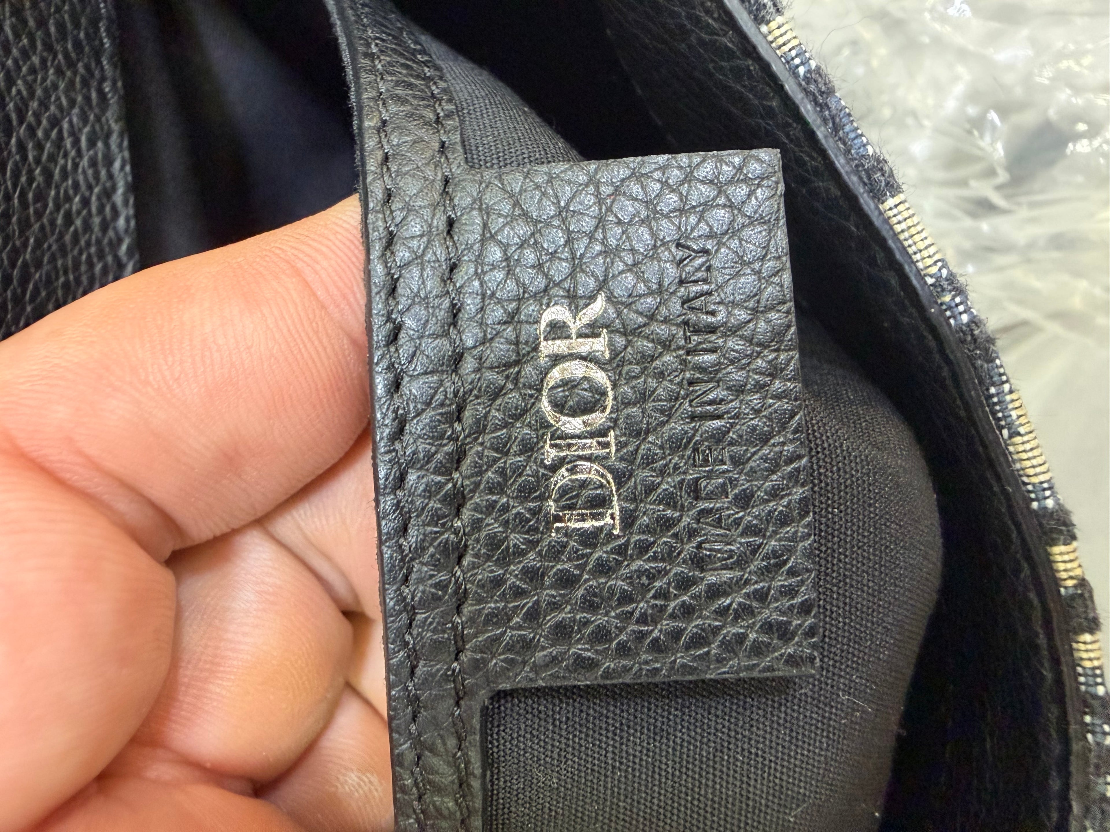 Christian Dior Zaino Gallop In tessuto Jacquard Oblique