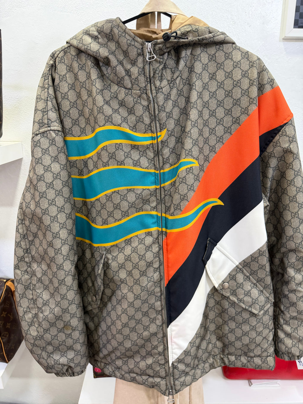 Gucci Giacca In tela GG Supreme Centum