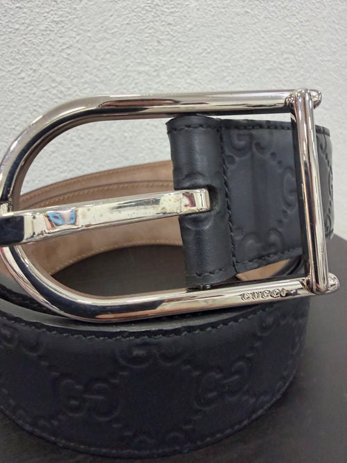 Gucci Cintura Guccissima 80