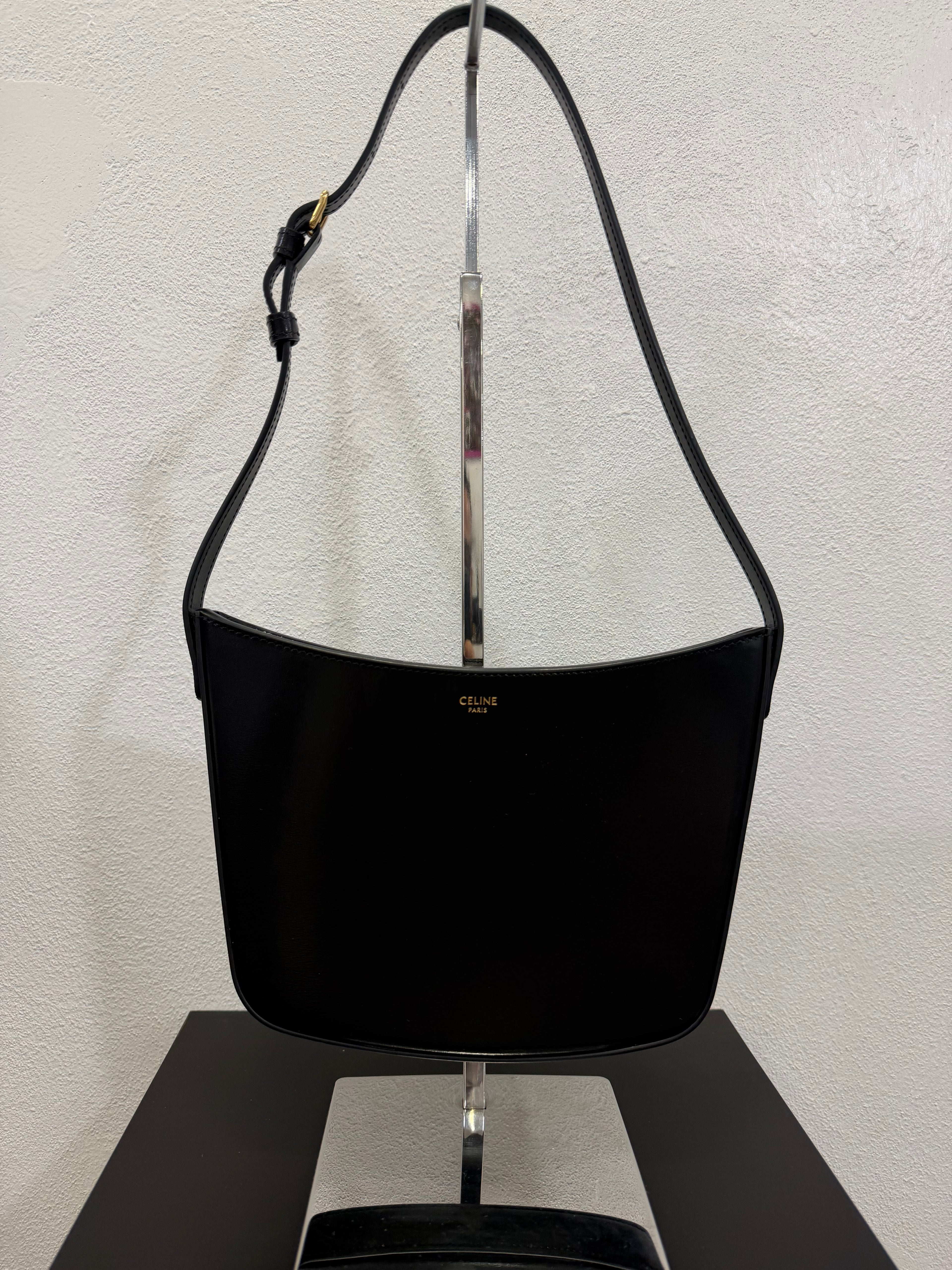 Celine Croque Bag in pelle liscia
