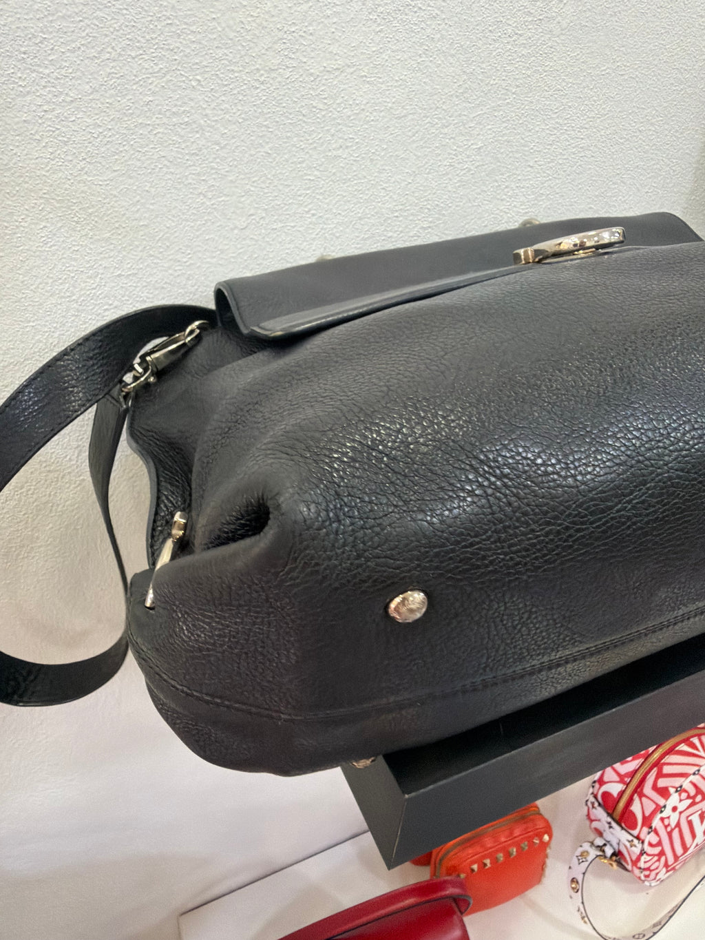 Salvatore Ferragamo Sofia Bag in pelle nera