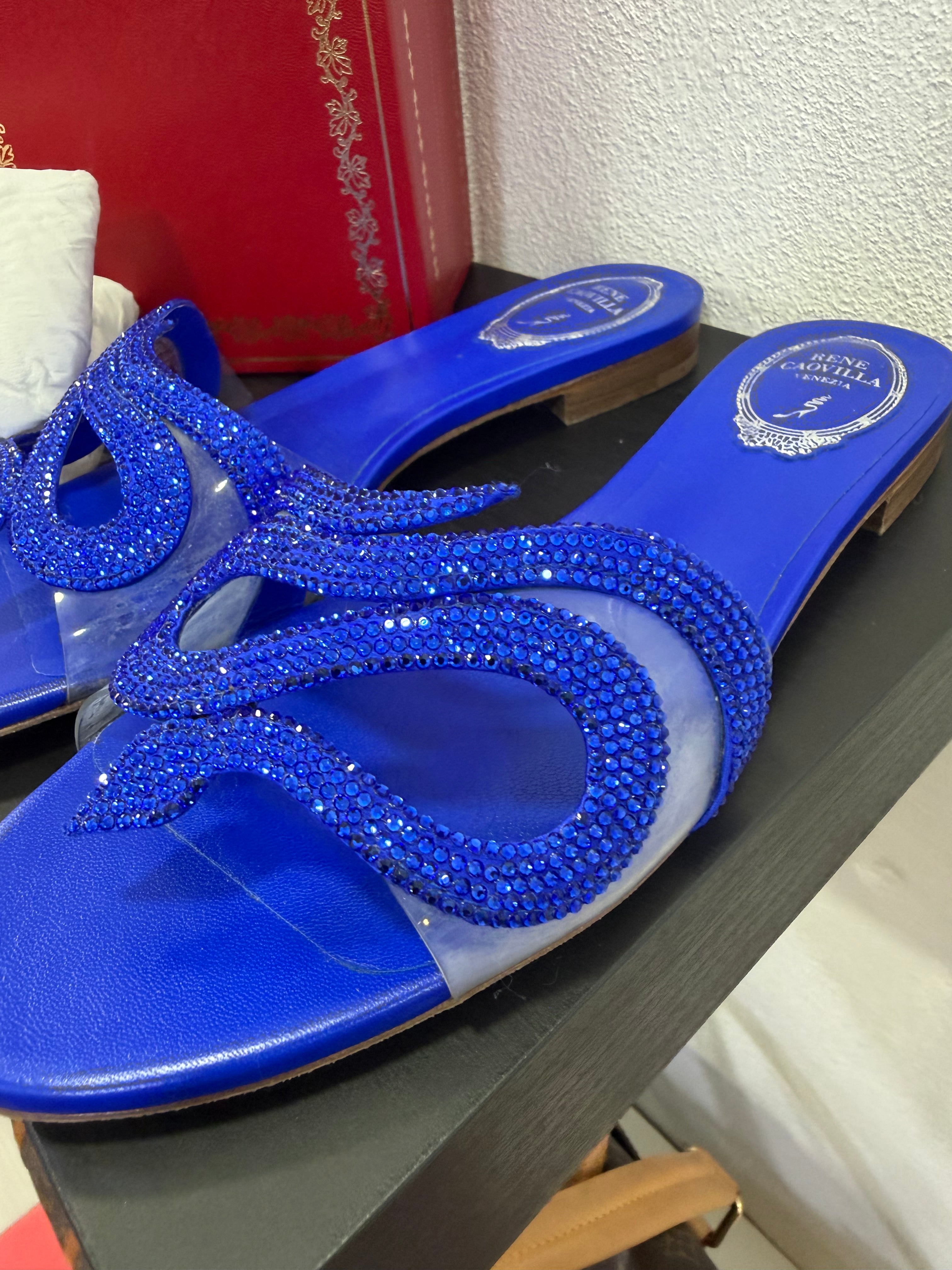 Rene caovilla Flip Flops Gioiello 38