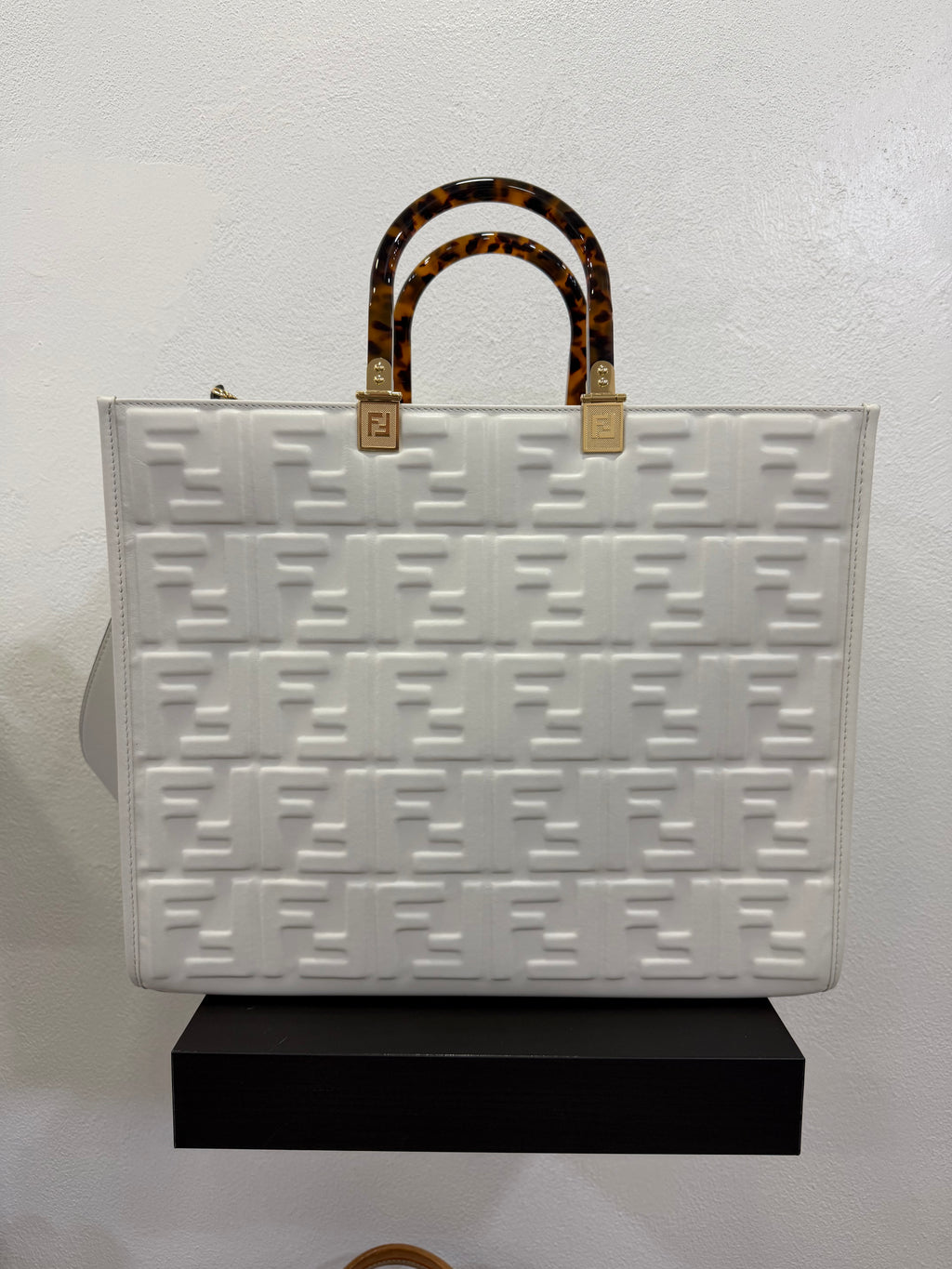 Fendi Sunshine Medium Bianco FF imbottito