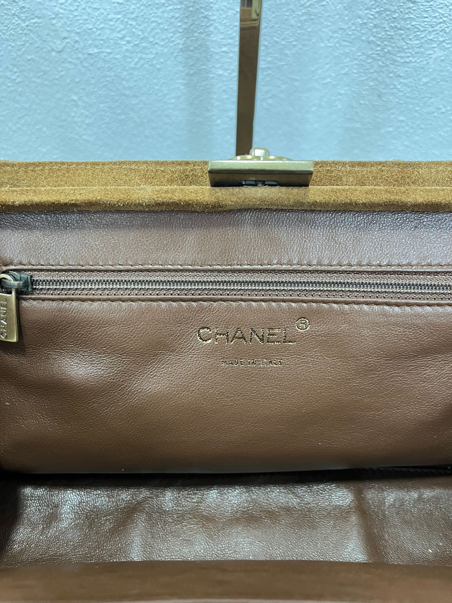 Chanel Clutch in Suede