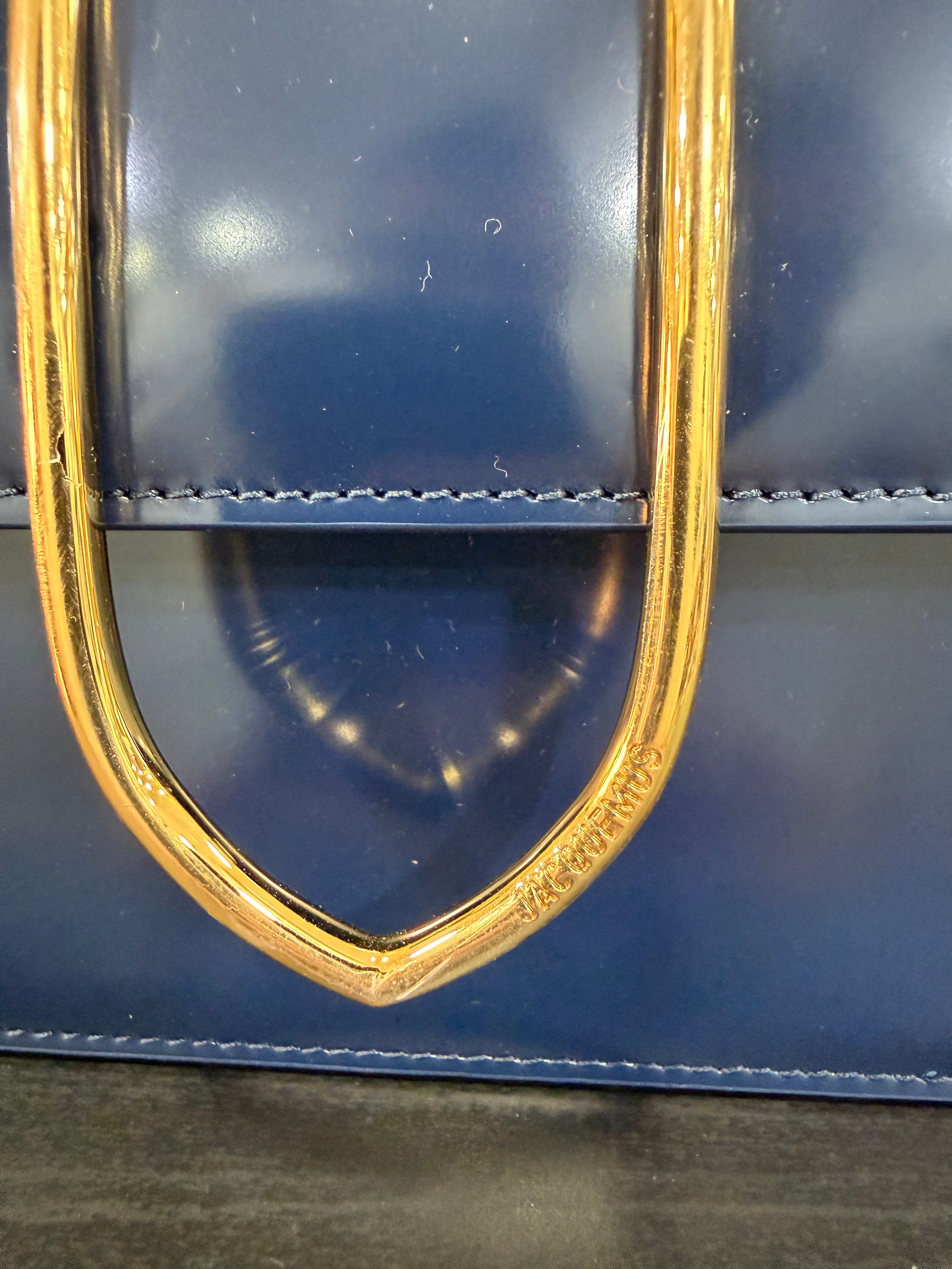 Jacquemus Le Grand Bambino frame Blu notte