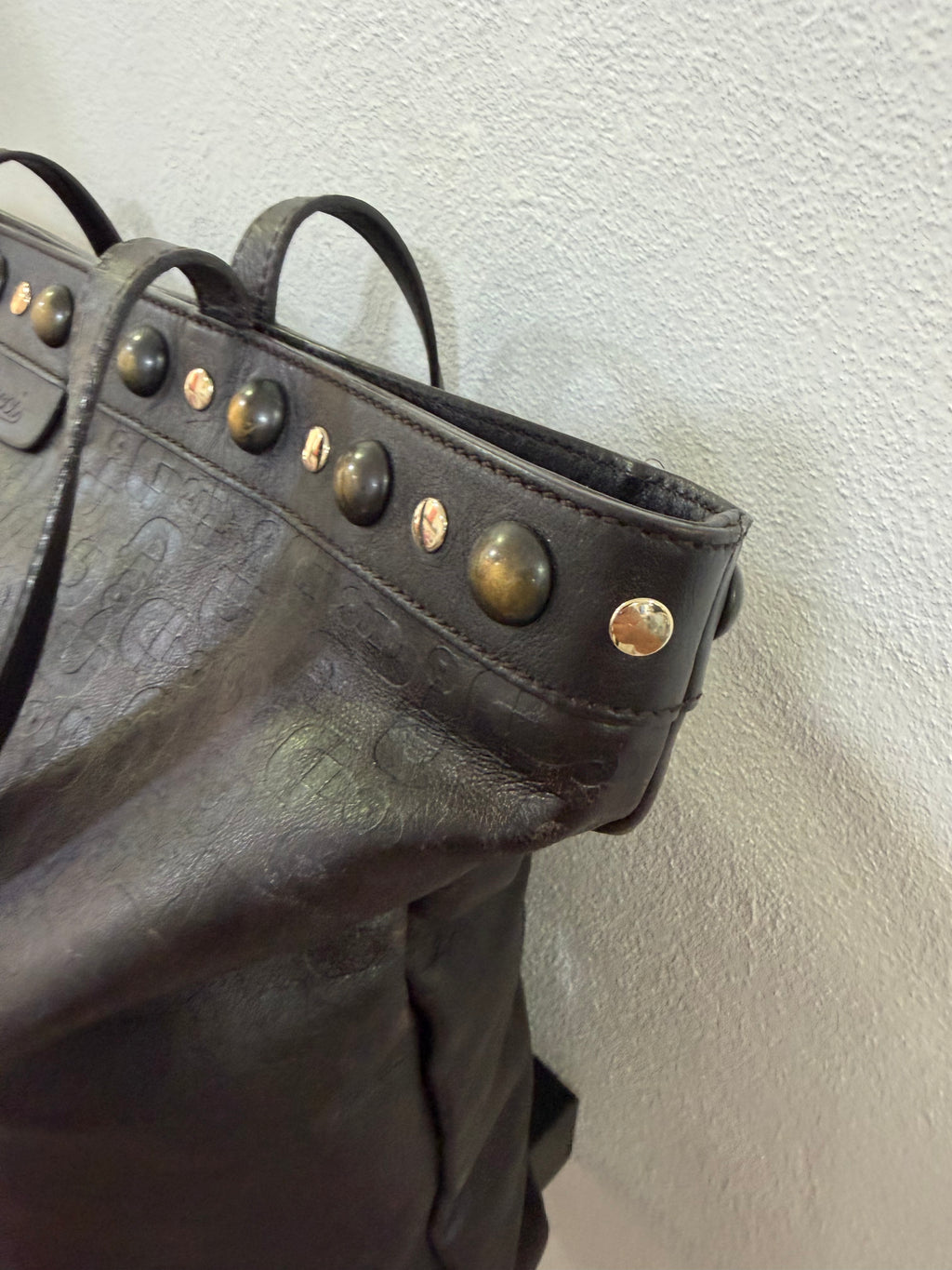 Gucci shopping pelle Marrone