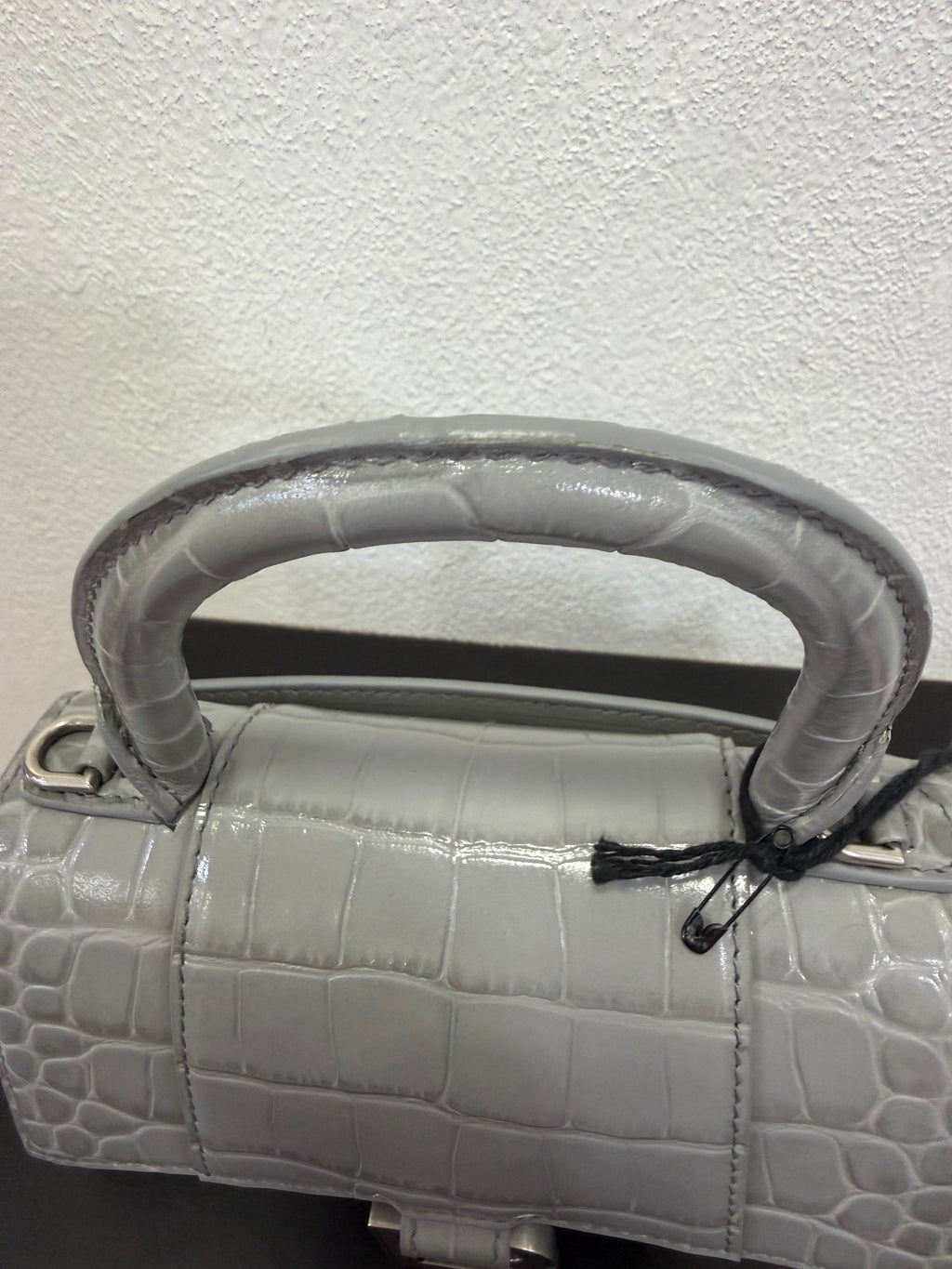 Balenciaga Hourglass XS Cocco grigio
