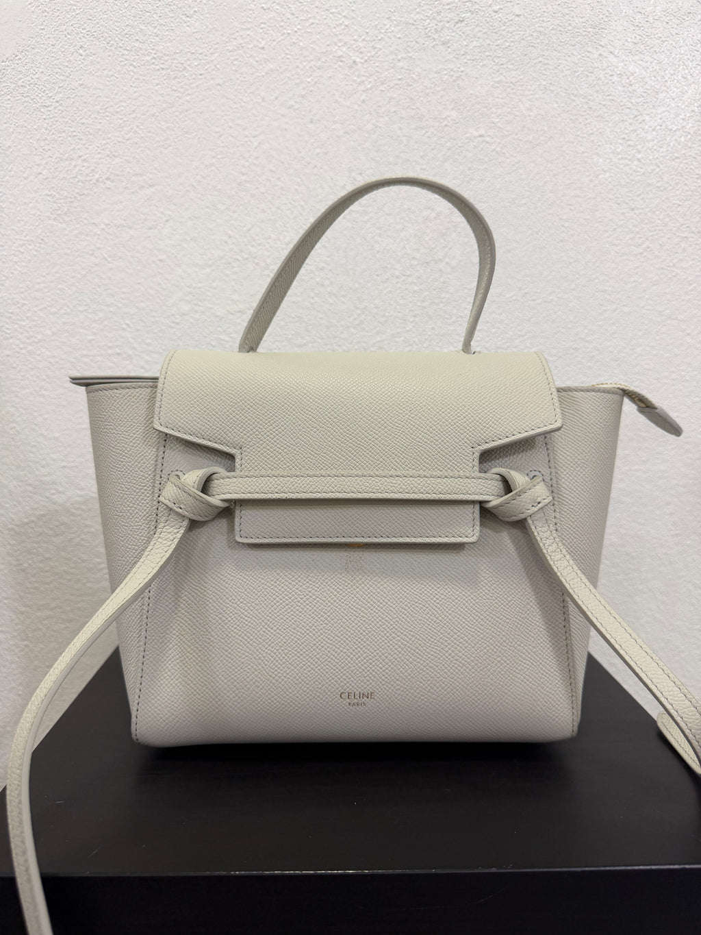 Celine Belt Bag Mini in pelle granulata