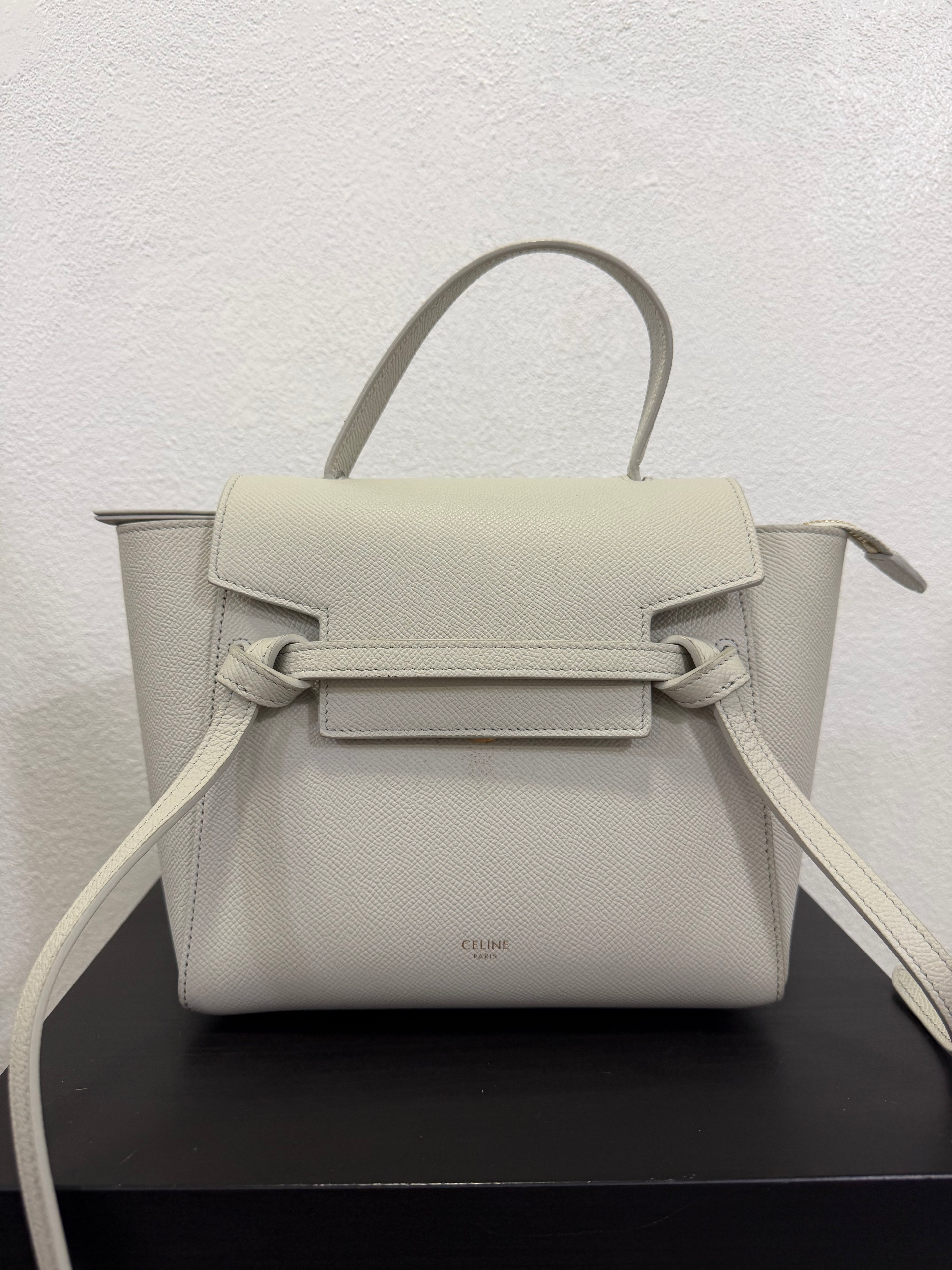 Celine Belt Bag Mini in pelle granulata