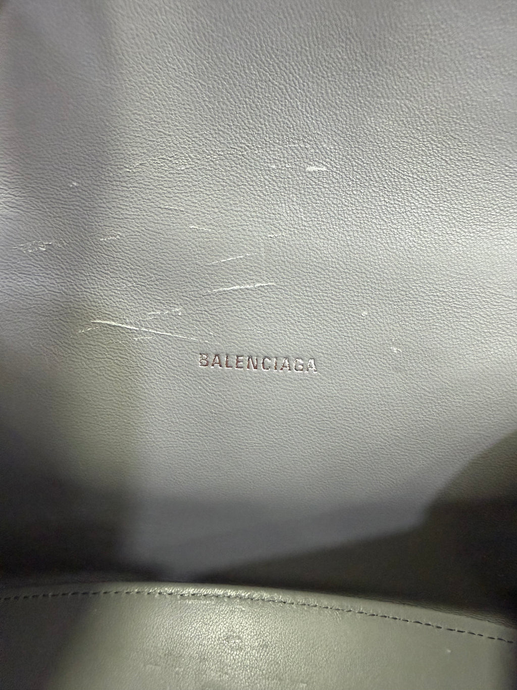 Balenciaga Hourglass XS Cocco grigio
