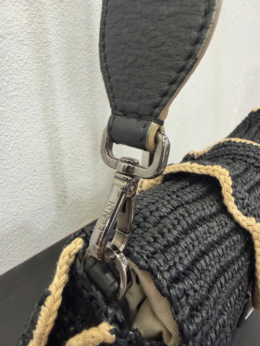 Fendi Baguette Rafia Wave