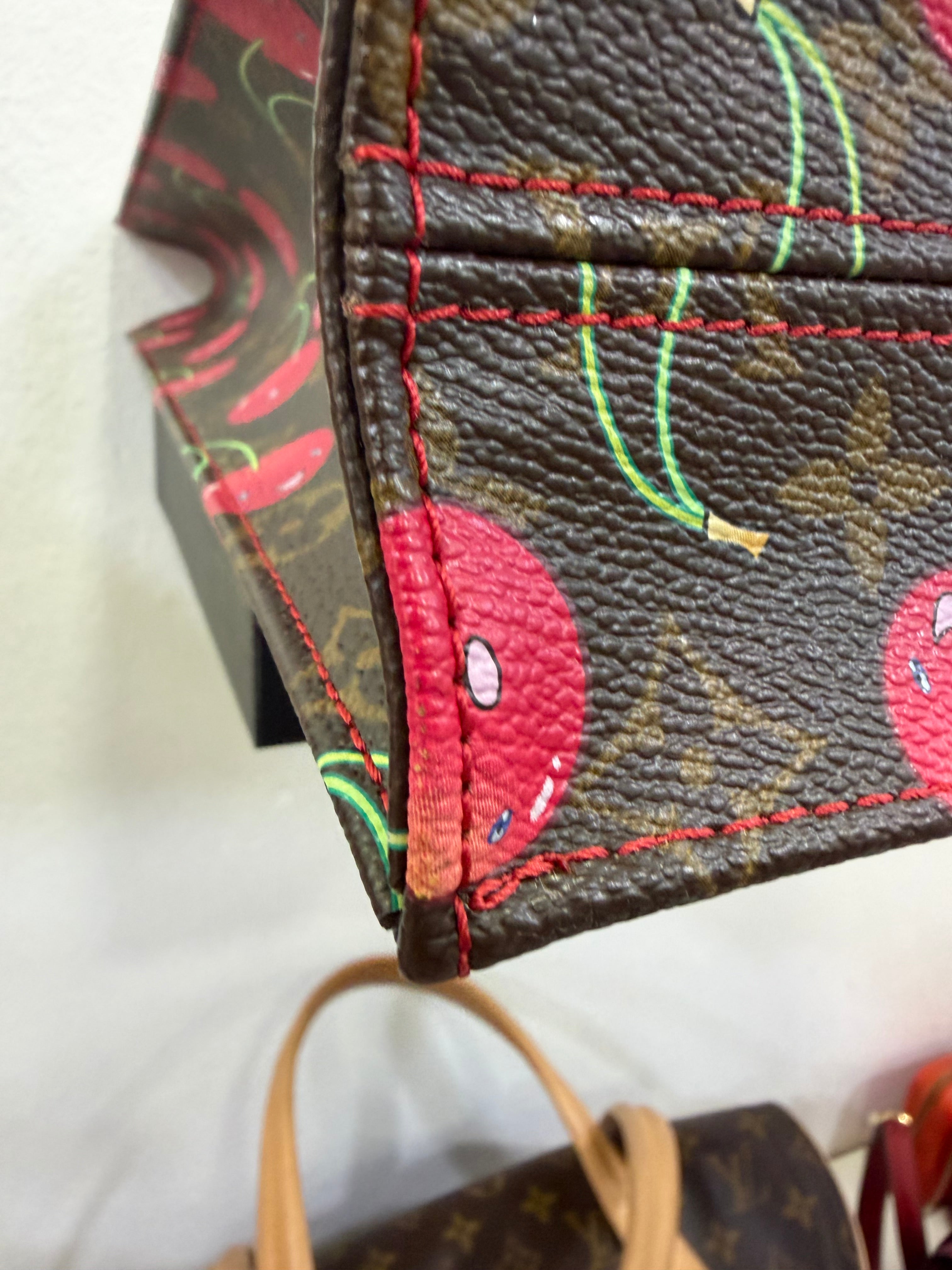 Louis Vuitton Sac Plat Cherry X Murakami
