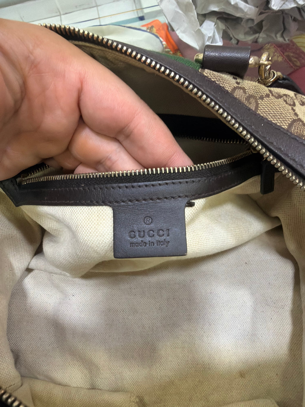 Gucci Bauletto Ophidia Small con tracolla