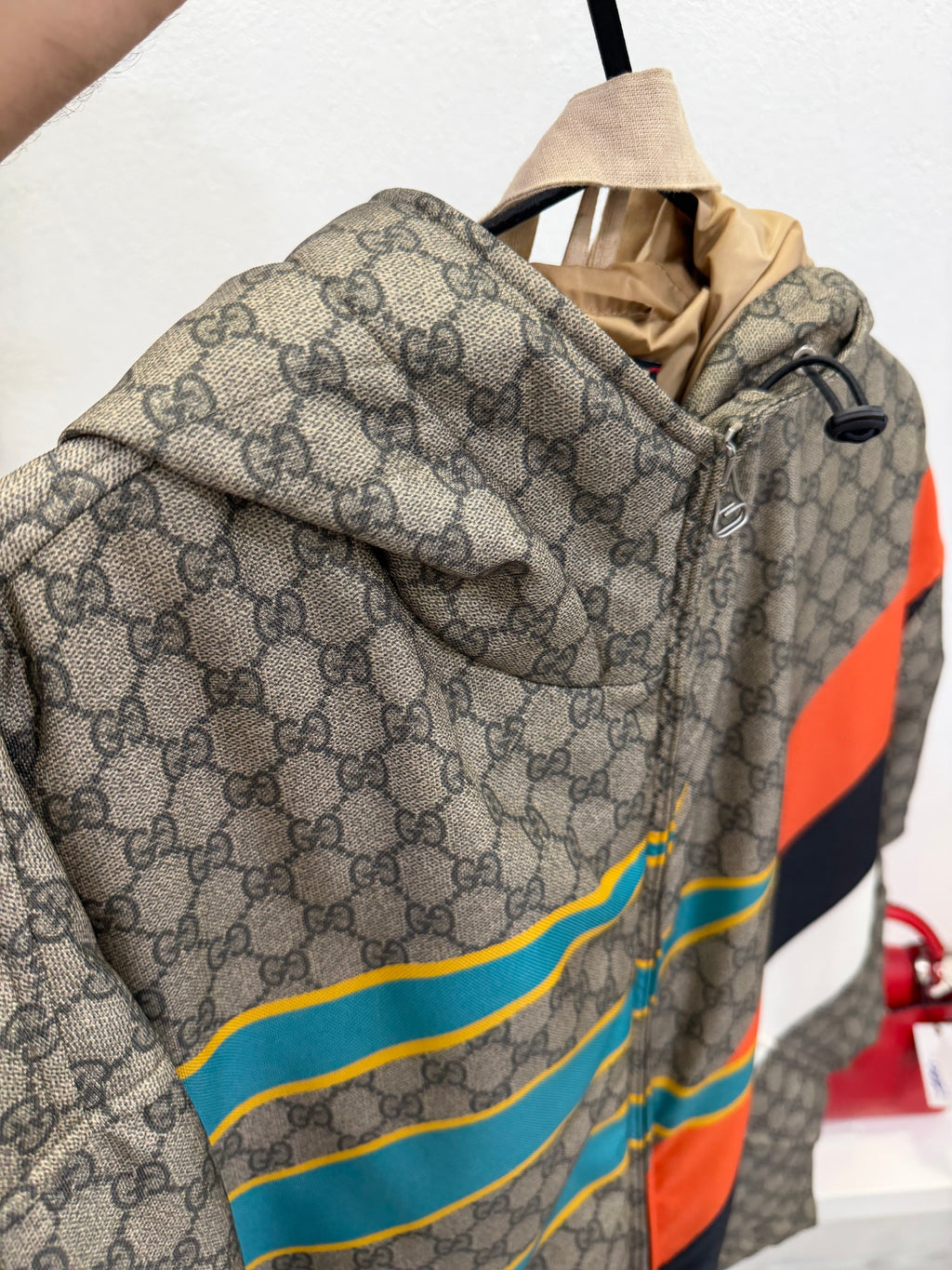 Gucci Giacca In tela GG Supreme Centum