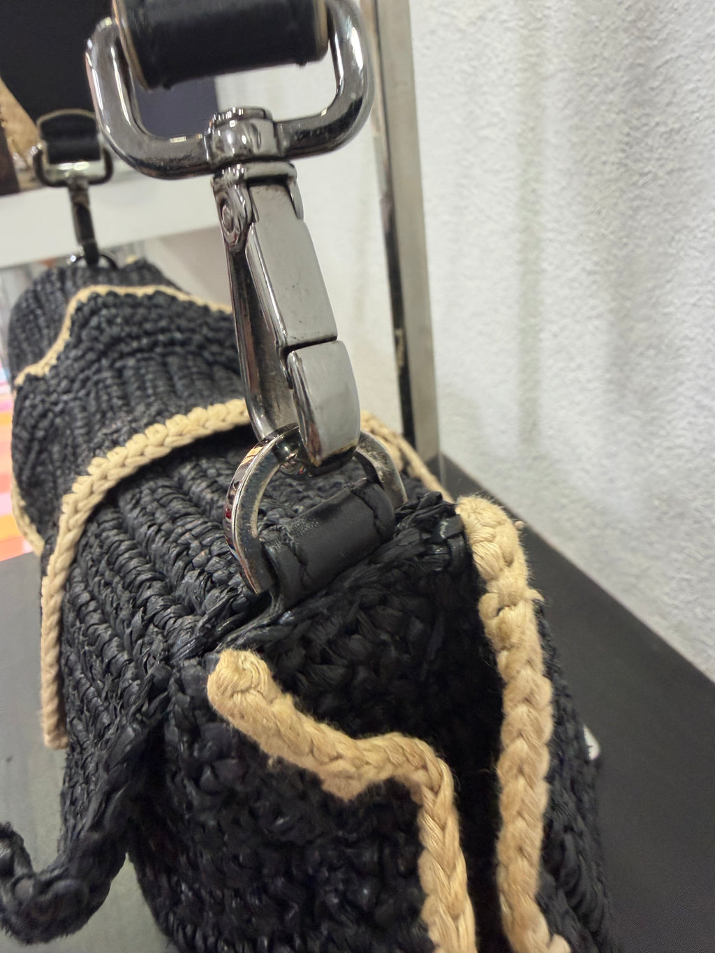 Fendi Baguette Rafia Wave