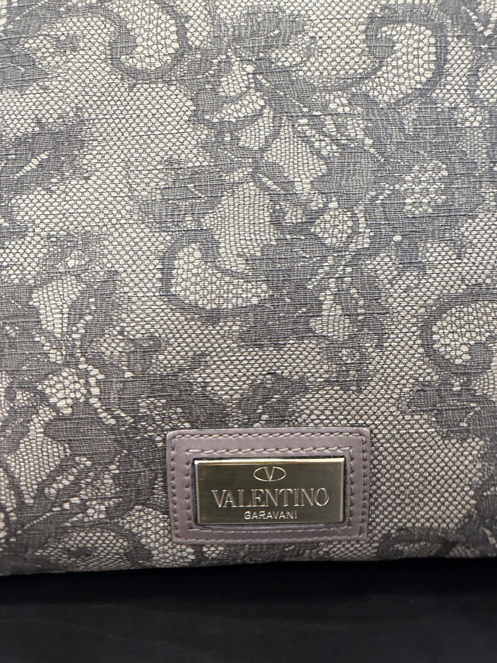 Valentino Garavani Shopping Canvas stampa pizzo