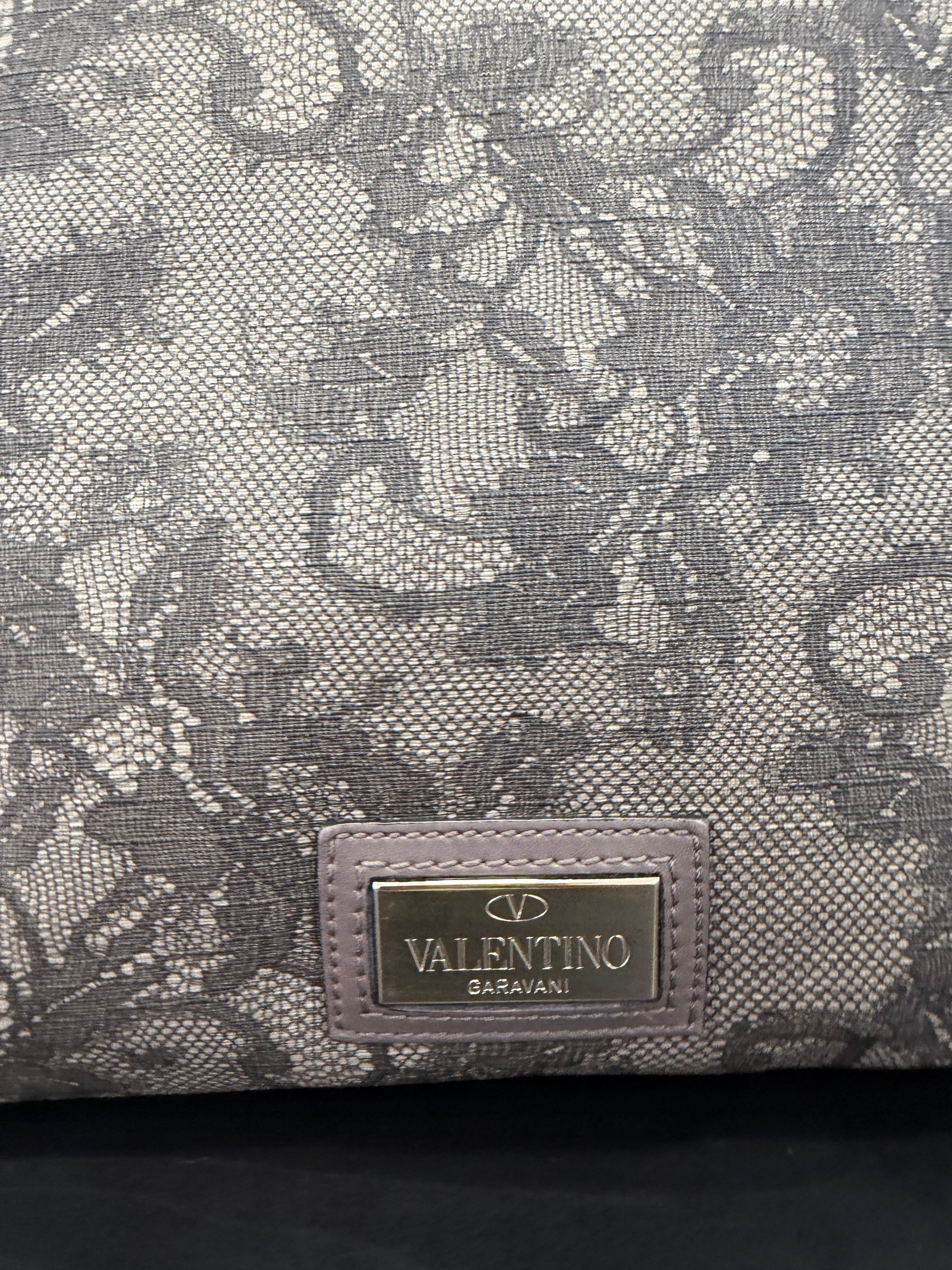 Valentino Garavani Shopping Canvas stampa pizzo