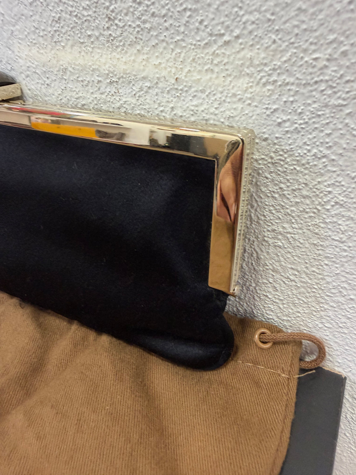 Gucci Pochette in raso Nero
