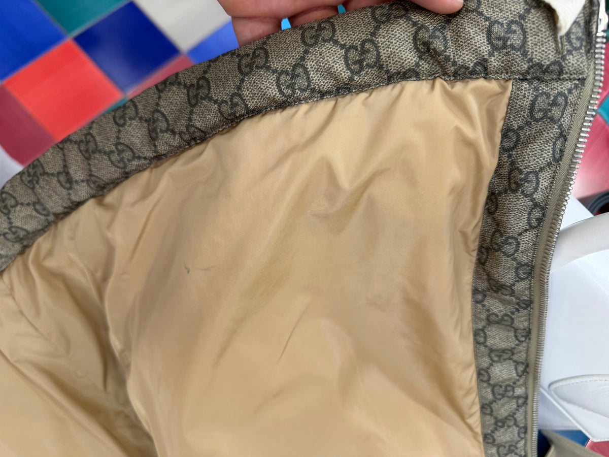 Gucci Giacca In tela GG Supreme Centum