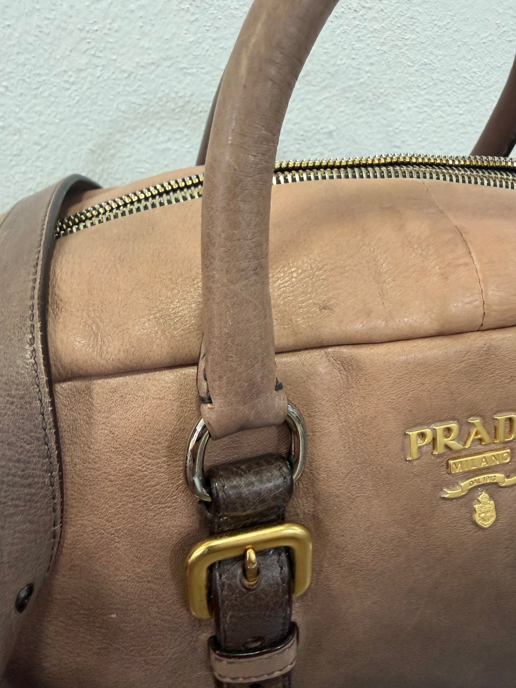 Prada Bauletto in pelle effetto sfumato